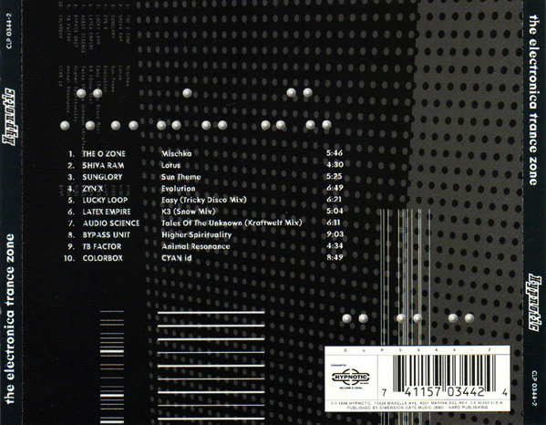 The Electronica Trance Zone (CD) HOUSE music Techno OUT OF Print - Image 3