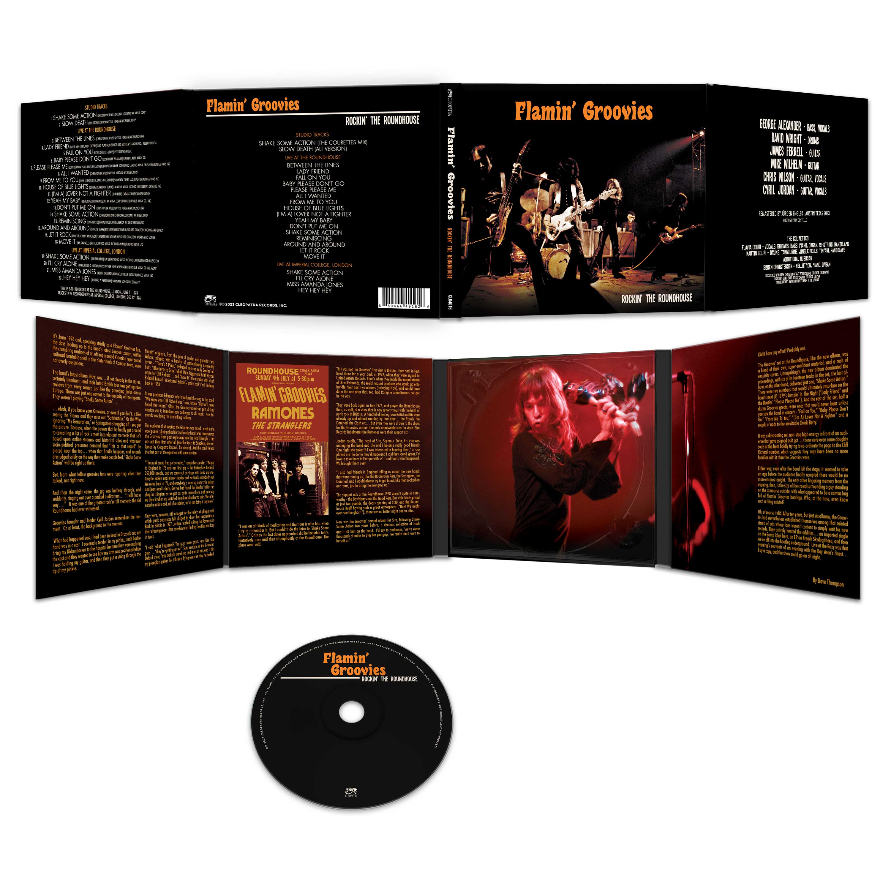 The Flamin' Groovies - Rockin' The Roundhouse (CD) - Image 3