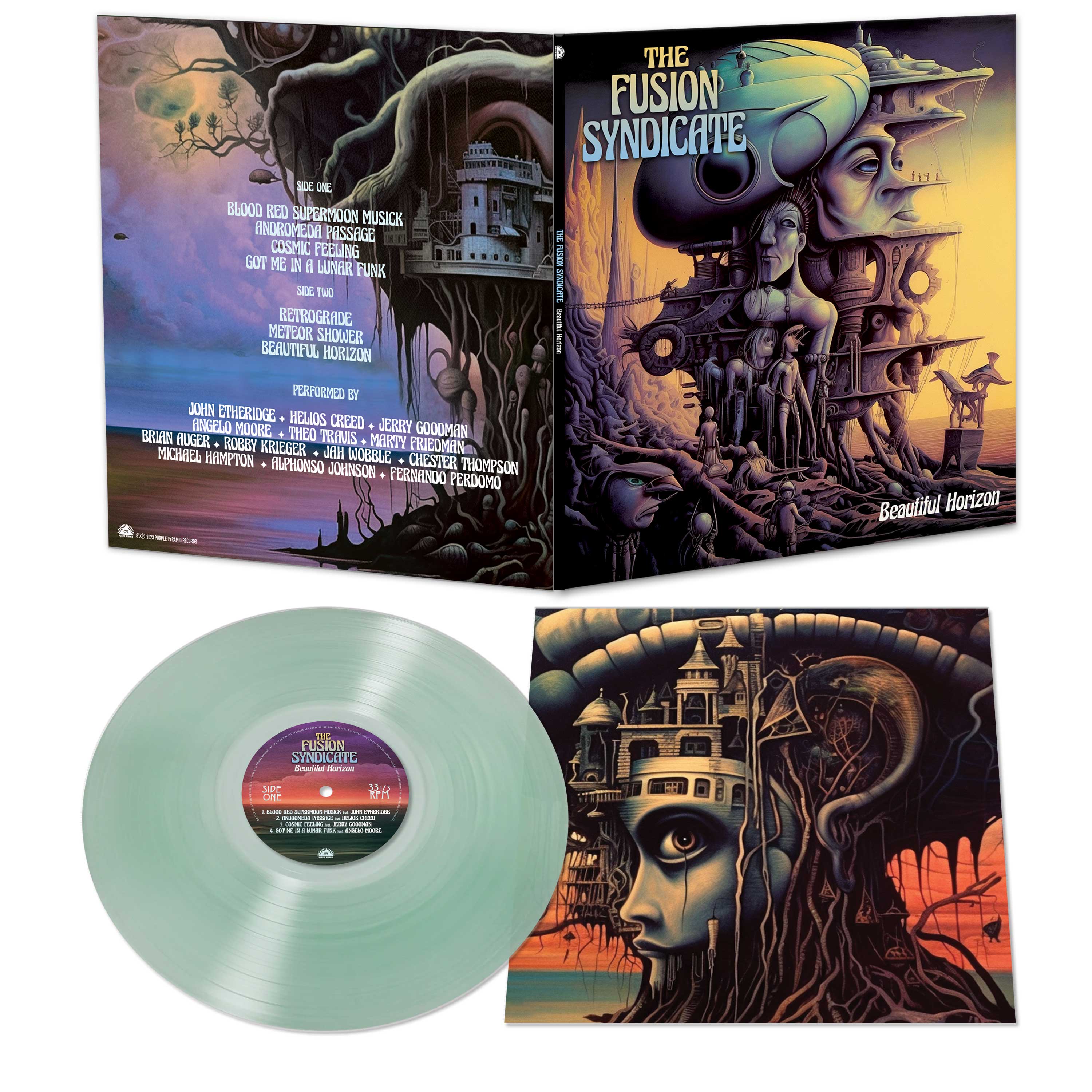 The Fusion Syndicate - Beautiful Horizon (Coke Bottle Green Vinyl) - Image 3