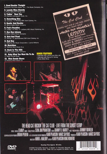 The Head Cat - Rockin’ The Cat Club - Live From The Sunset Strip (DVD) - Image 2