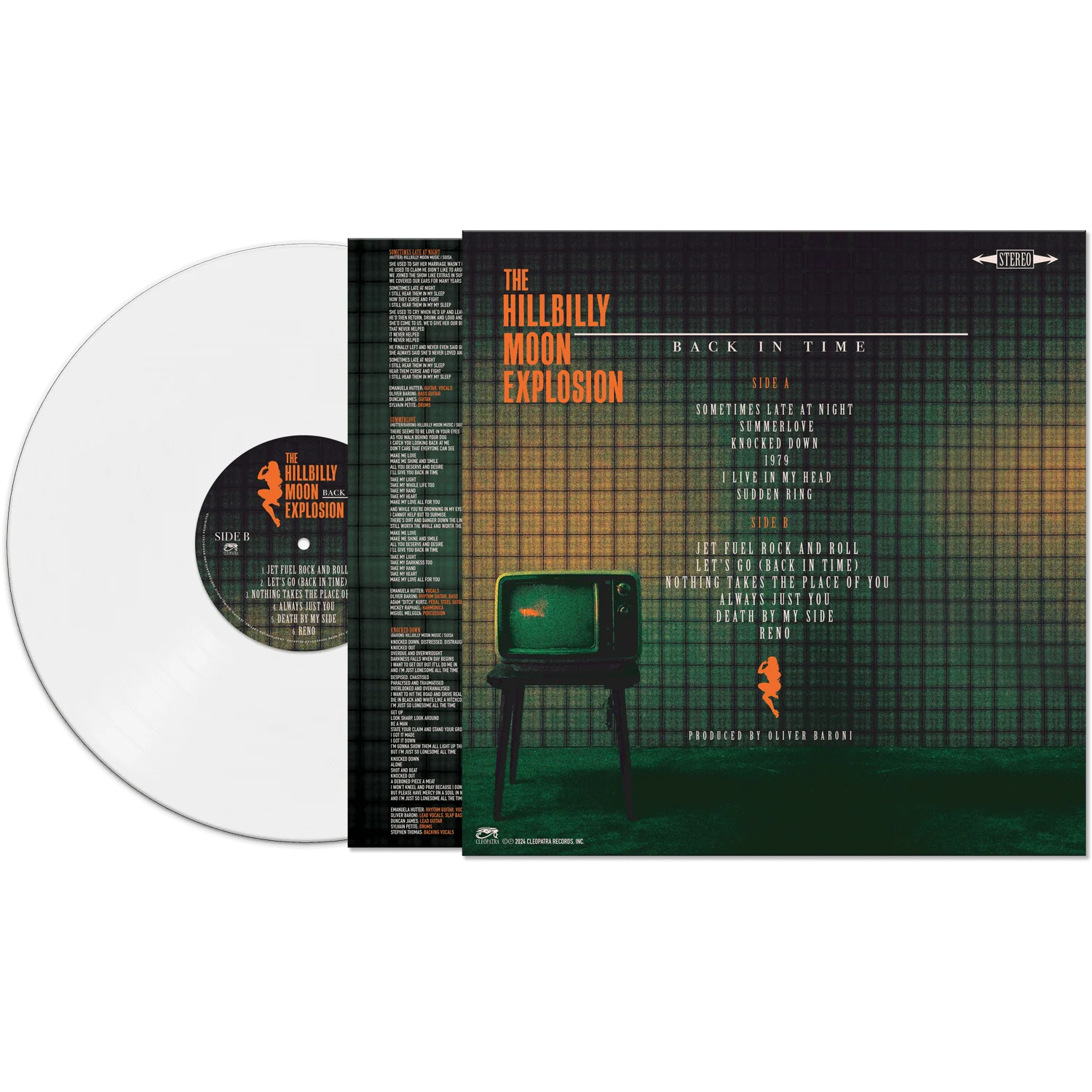 The Hillbilly Moon Explosion - Back In Time (White Vinyl) - Image 2