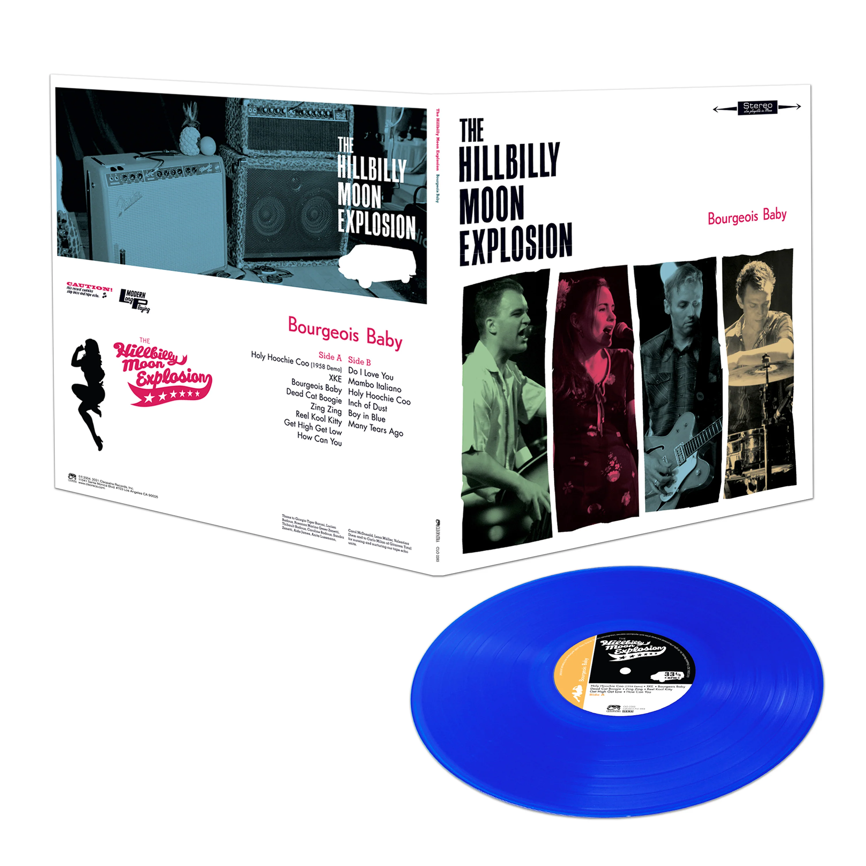 The Hillbilly Moon Explosion - Bourgeois Baby (Limited Edition Blue Vinyl) - Image 2