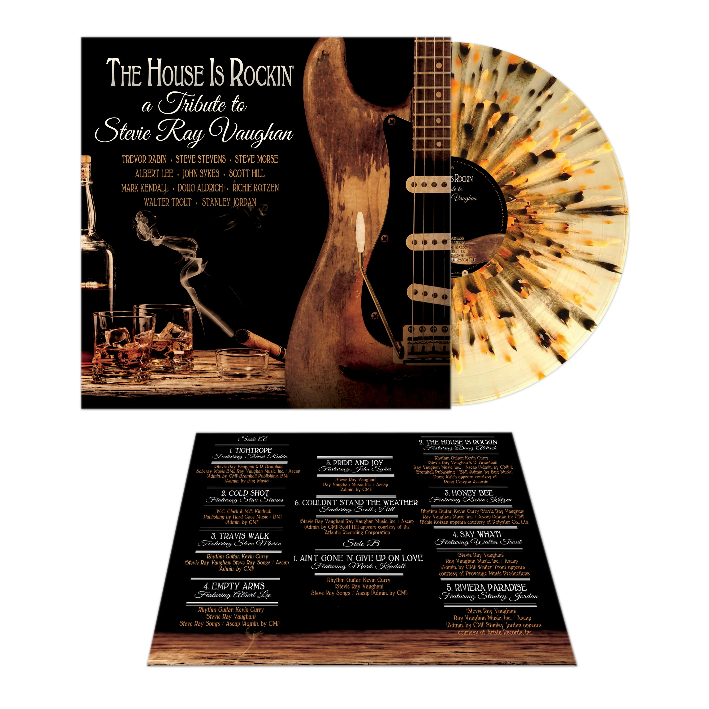 The House Is Rockin' - A Tribute To Stevie Ray Vaughan (Splatter Vinyl) - Image 2