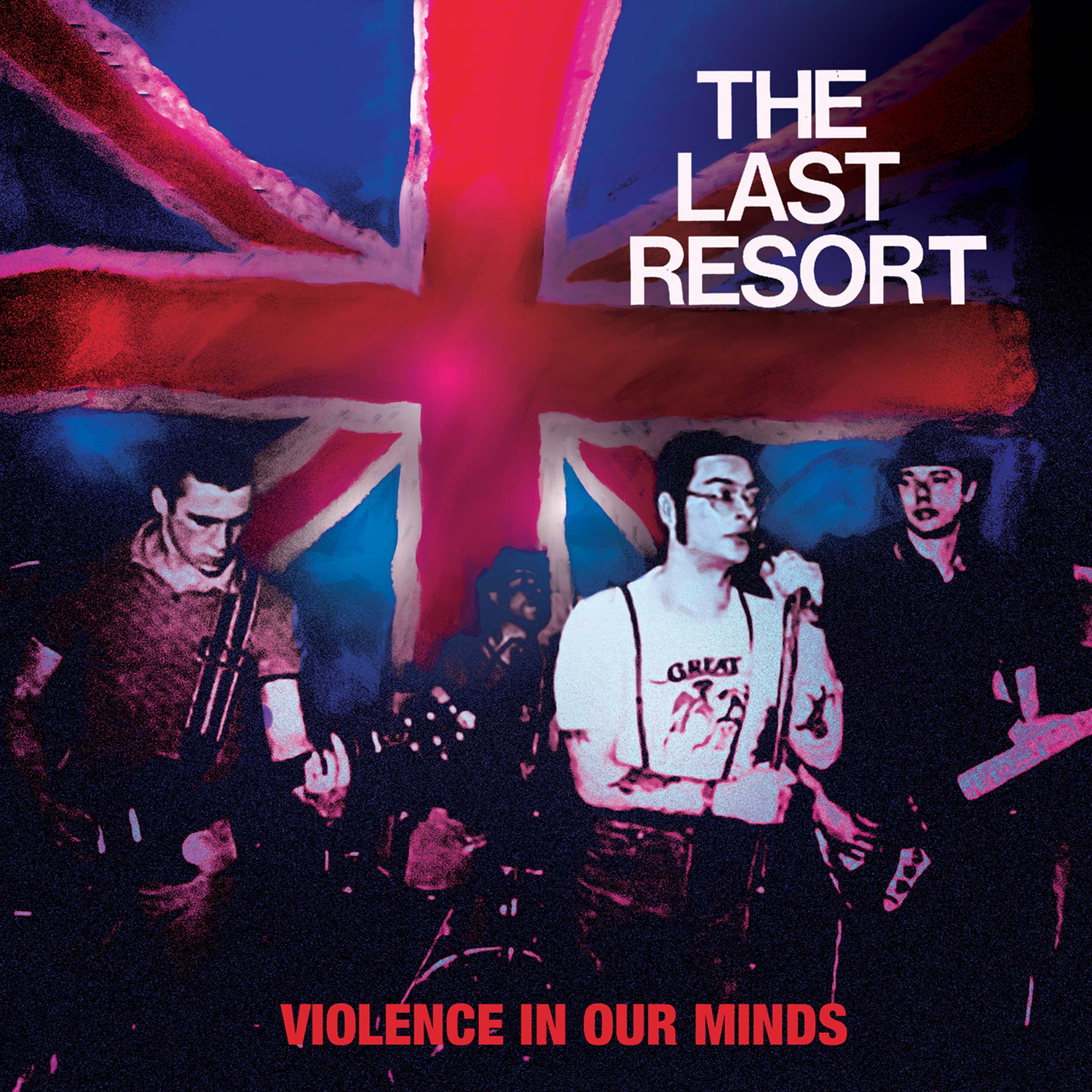 The Last Resort - Violence In Our Minds (Red-Blue Split 7" Vinyl) - Image 3