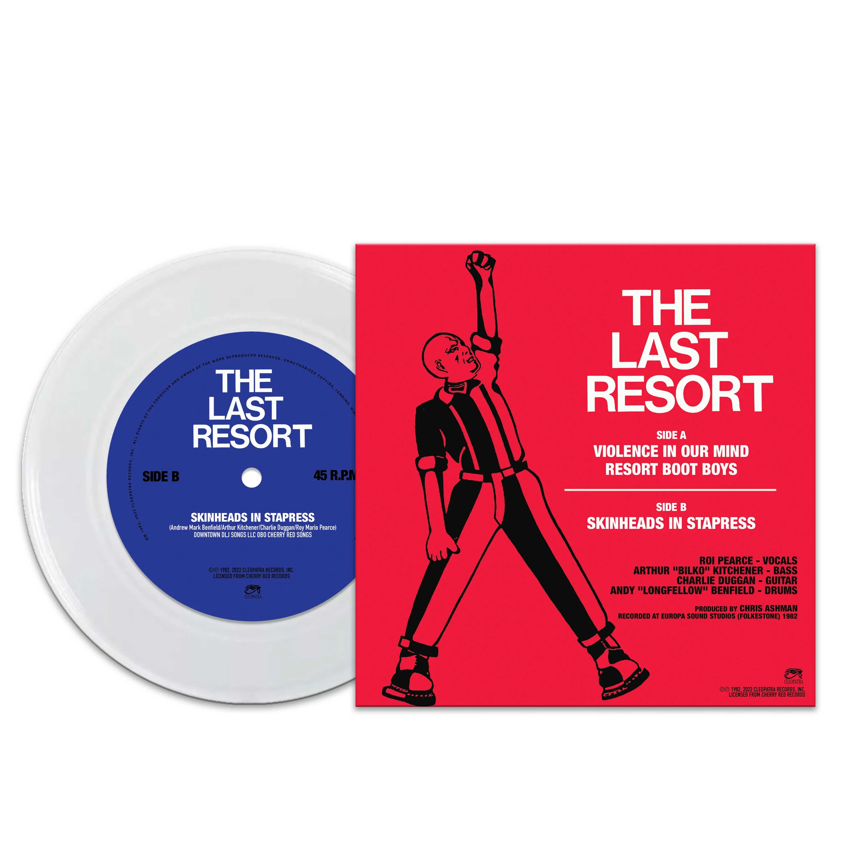 The Last Resort - Violence In Our Minds (White 7" Vinyl) - Image 2