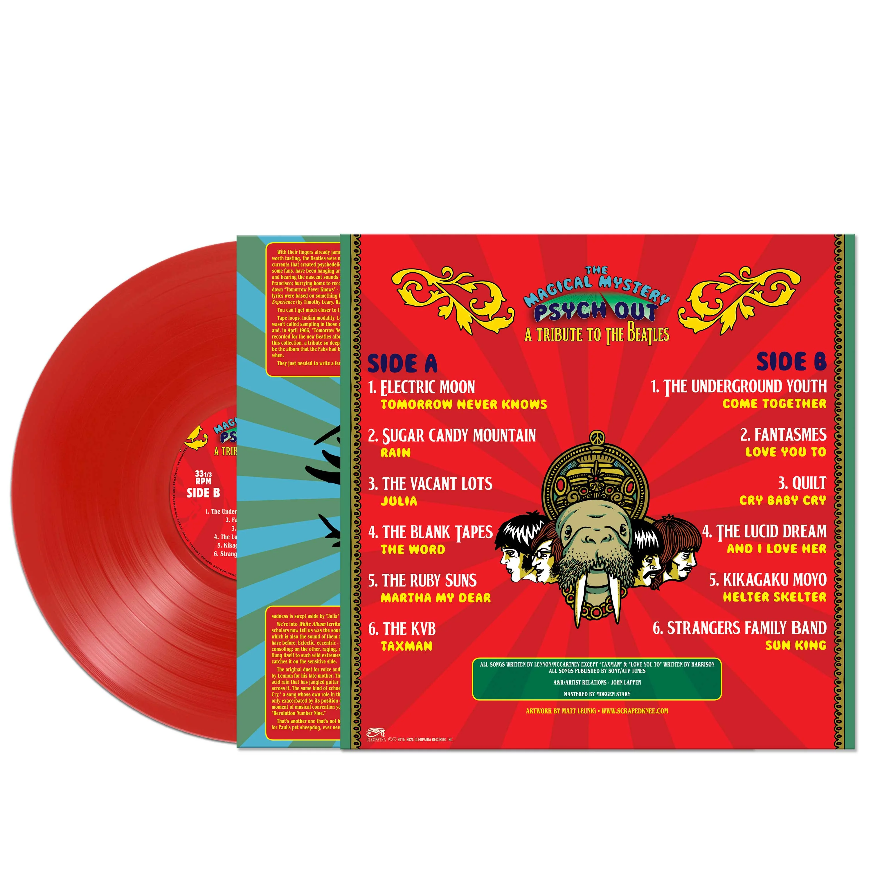 The Magical Mystery Psych Out - A Tribute To The Beatles (Red Vinyl) - Image 2