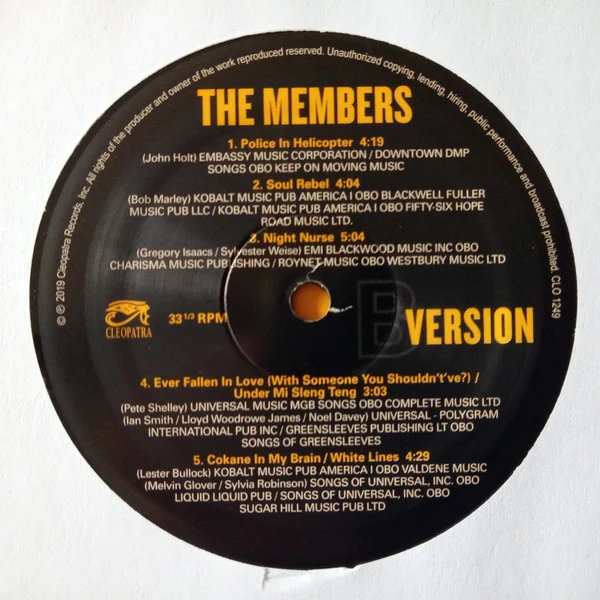 The Members - Version (Limited Edition Vinyl) - Image 3
