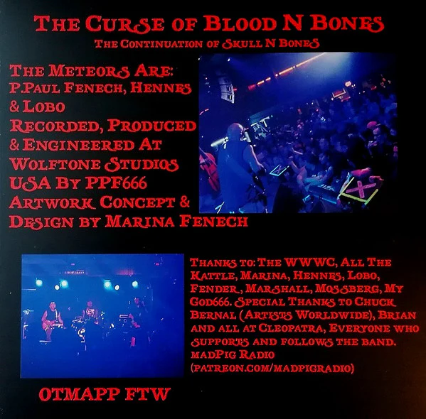 The Meteors - The Curse Of Blood N Bones (Red Vinyl LP) - Image 3