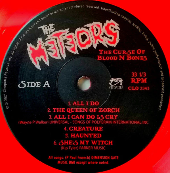 The Meteors - The Curse Of Blood N Bones (Red Vinyl LP) - Image 5