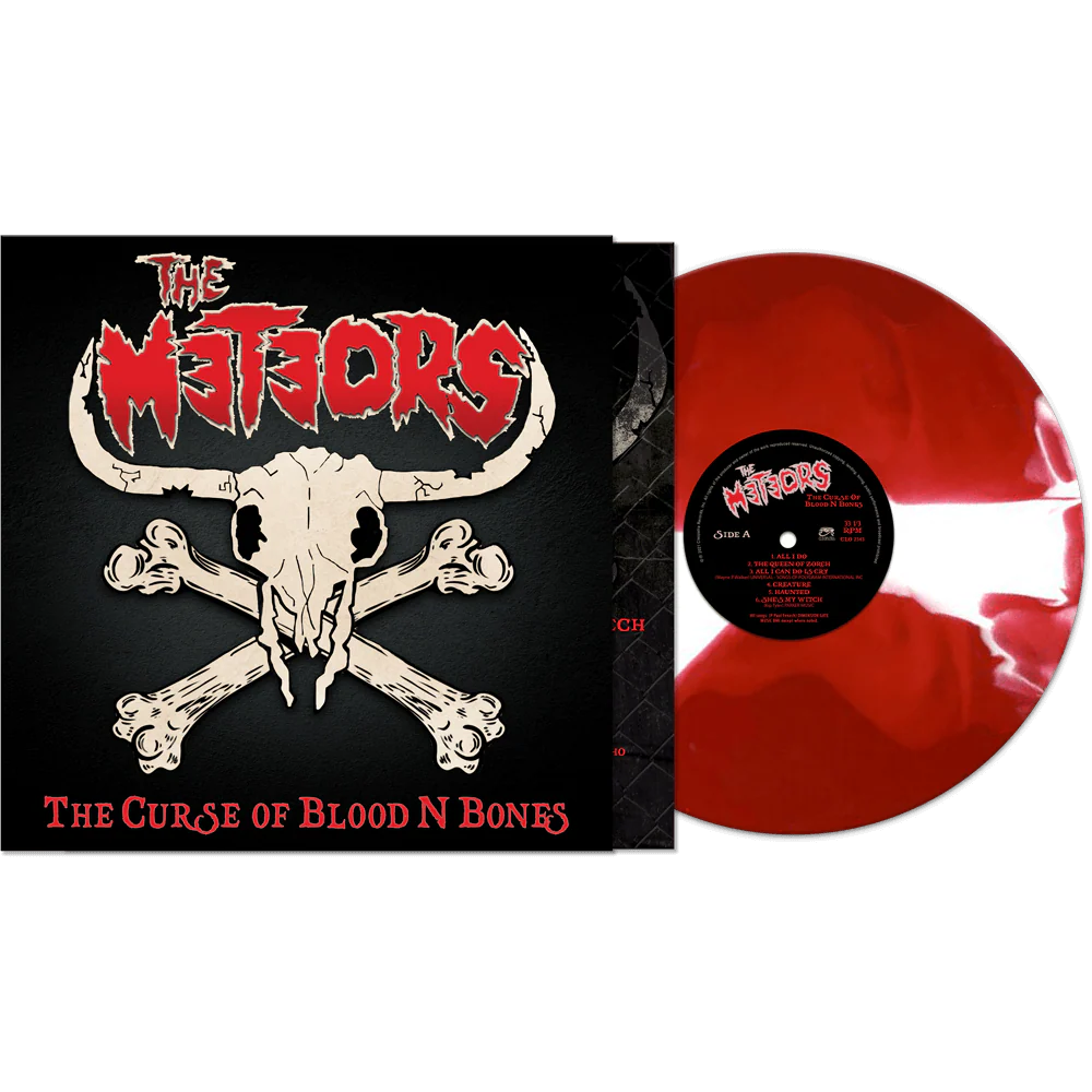 The Meteors - The Curse of Blood N Bones (Red-White Haze Vinyl LP)
