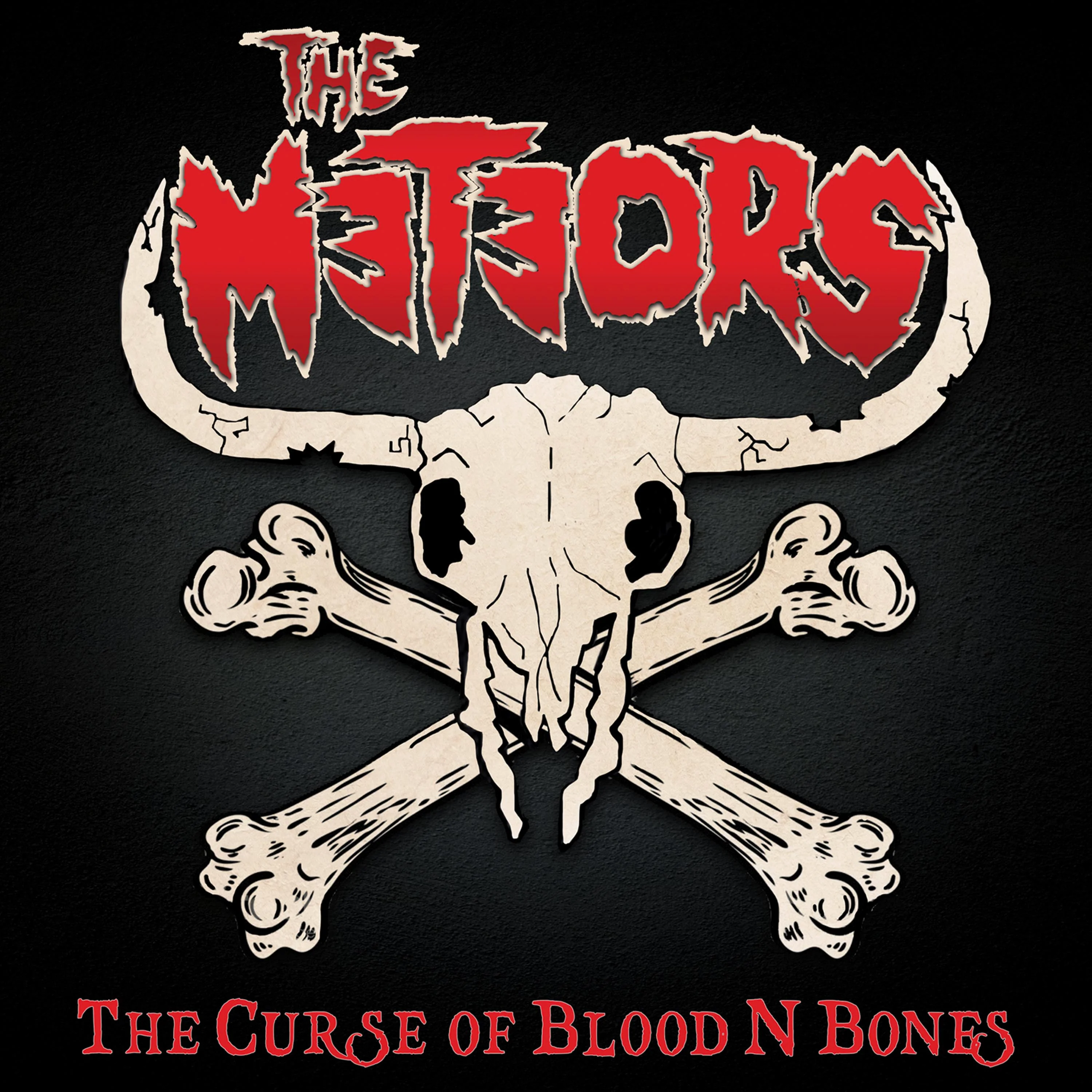 The Meteors - The Curse of Blood N Bones (Red-White Haze Vinyl LP) - Image 3
