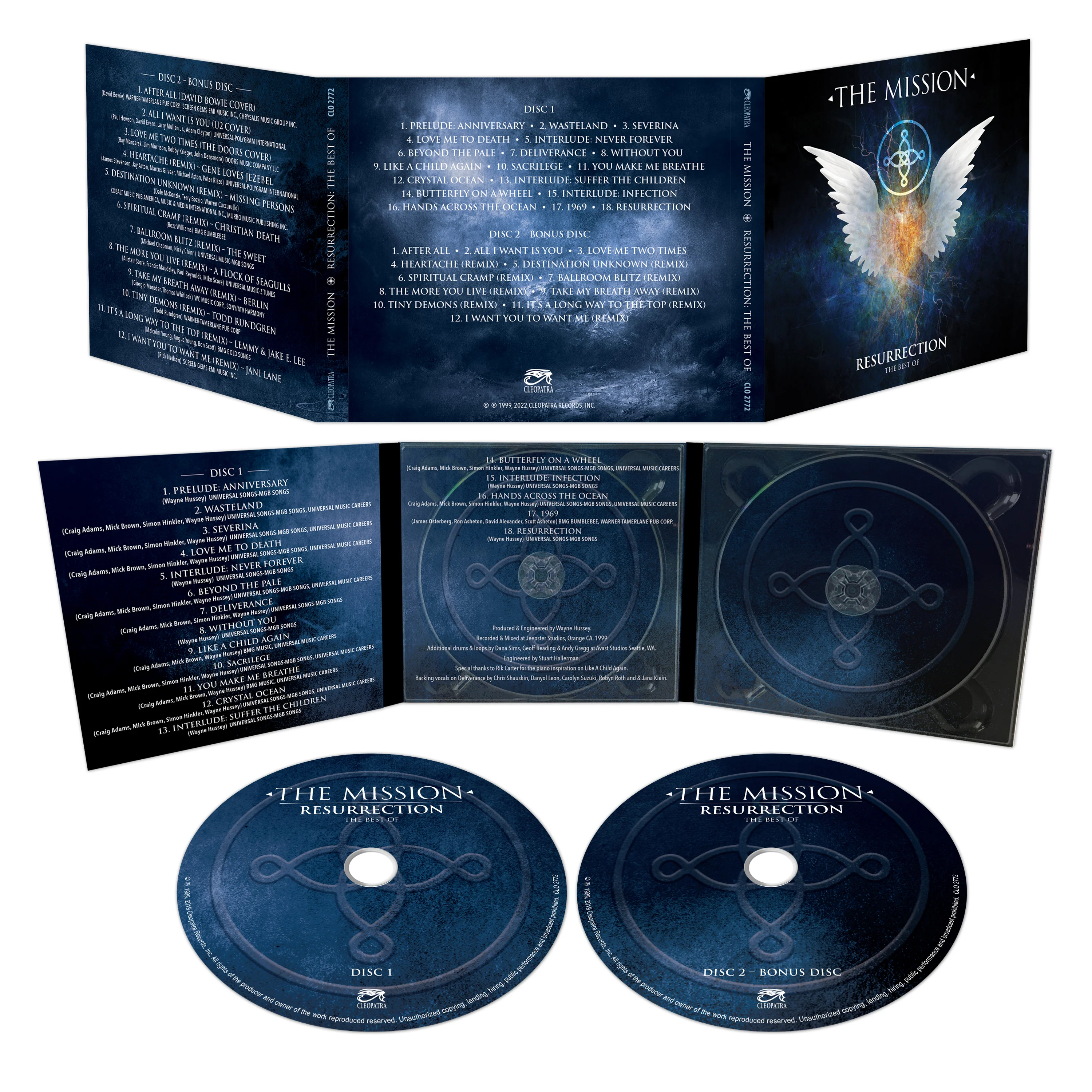 The Mission - Resurrection - The Best of (2 CD Digipak) - Image 4