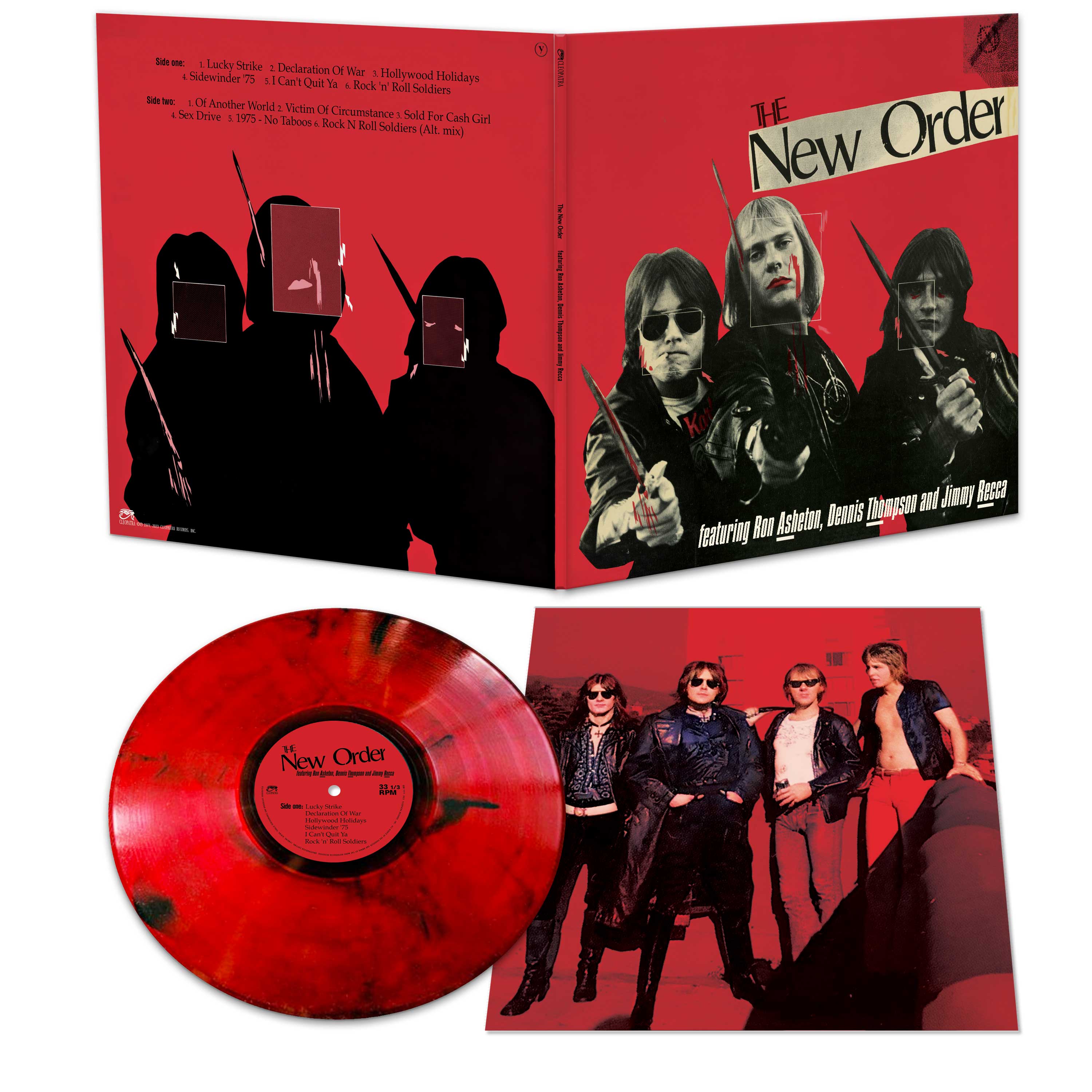 The New Order - The New Order (Gatefold Red Marble Vinyl with Printed Inner Sleeve) - Image 2