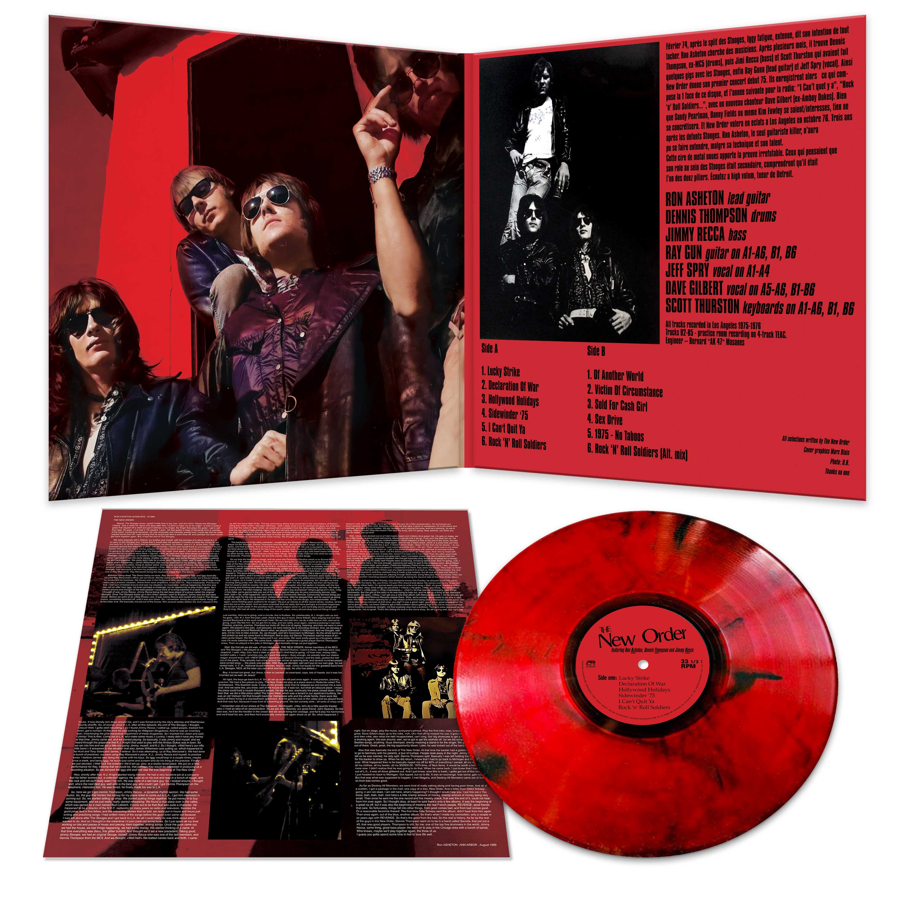 The New Order - The New Order (Gatefold Red Marble Vinyl with Printed Inner Sleeve) - Image 3
