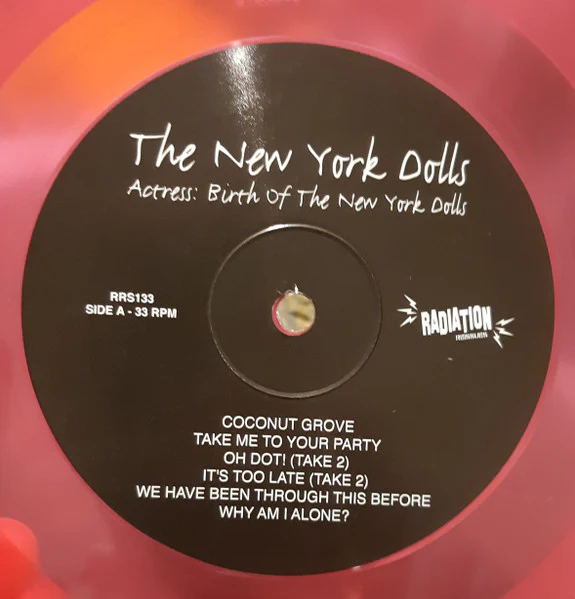 The New York Dolls - Actress: Birth Of The New York Dolls (Pink LP) - Image 3