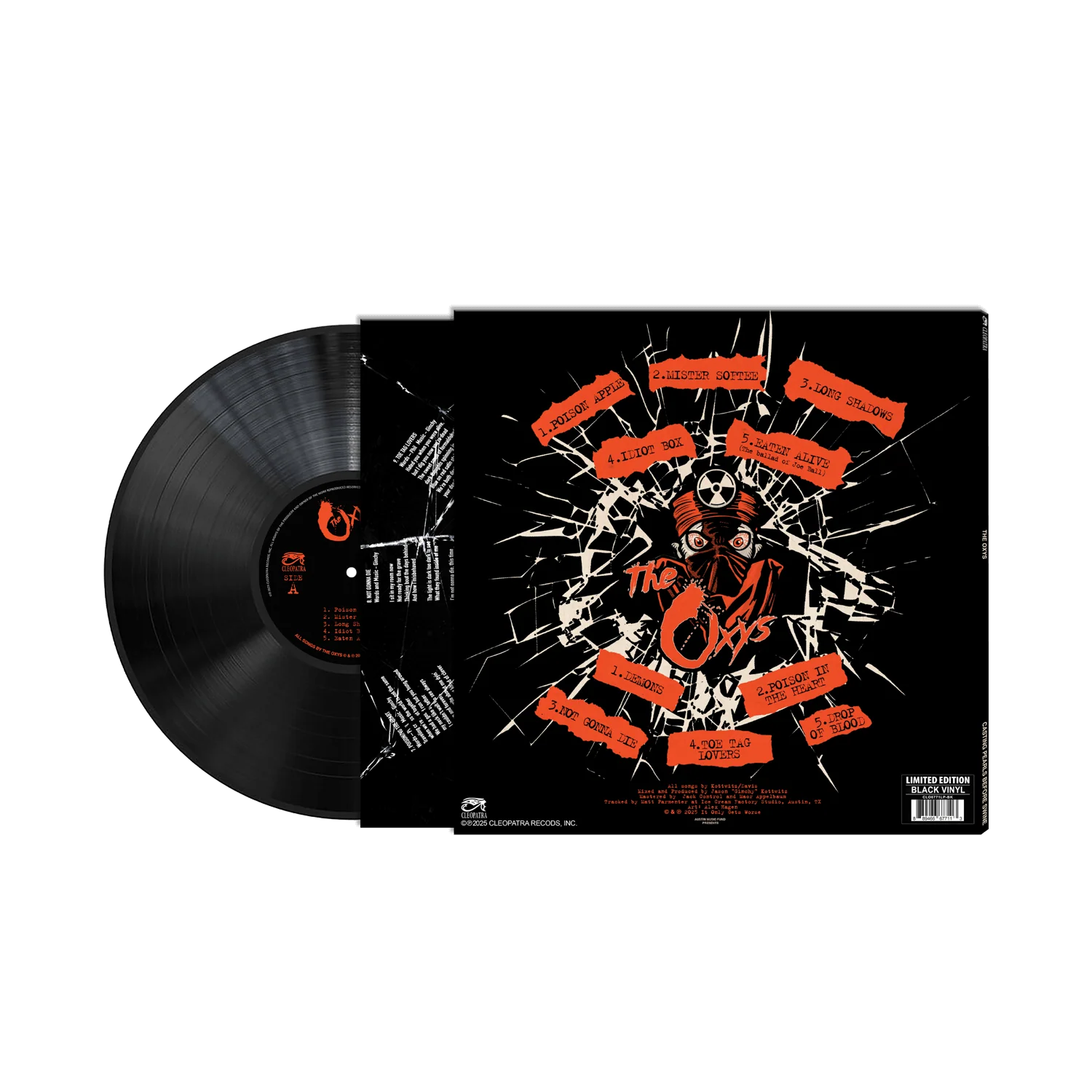 The Oxys - Casting Pearls Before Swine (Black Vinyl LP) - Image 2