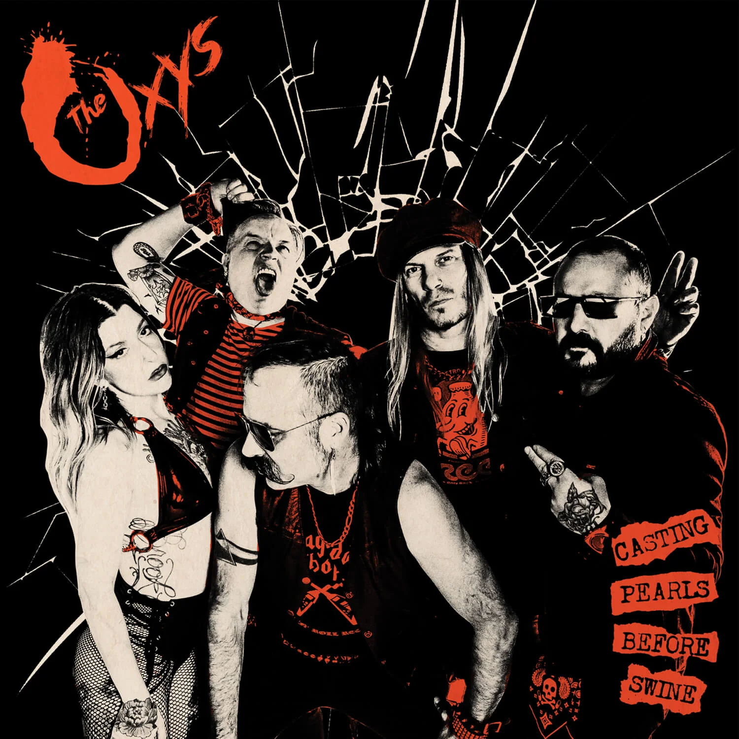 The Oxys - Casting Pearls Before Swine (Black Vinyl LP) - Image 3