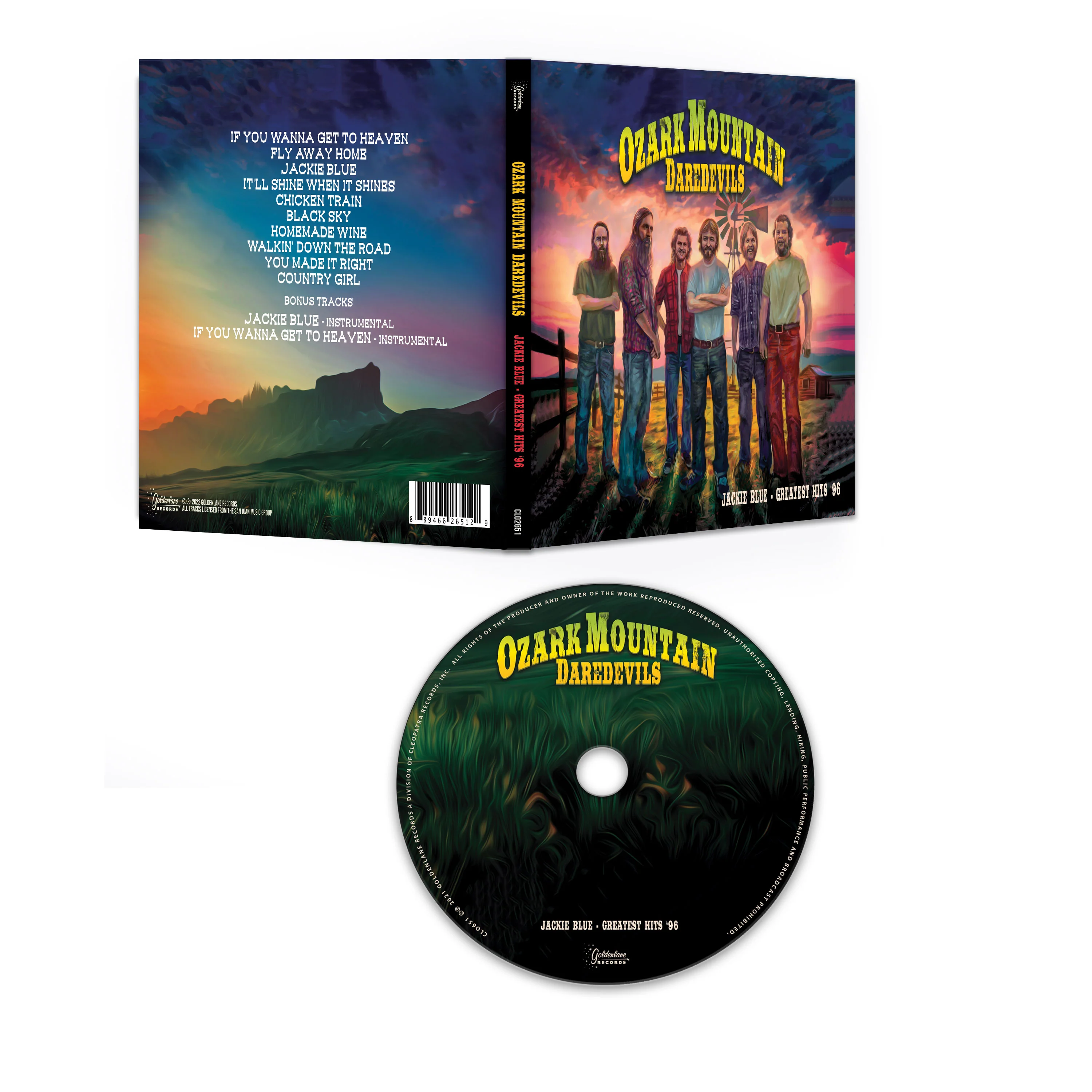 The Ozark Mountain Daredevils - Jackie Blue - Greatest Hits '96 (CD) - Image 2