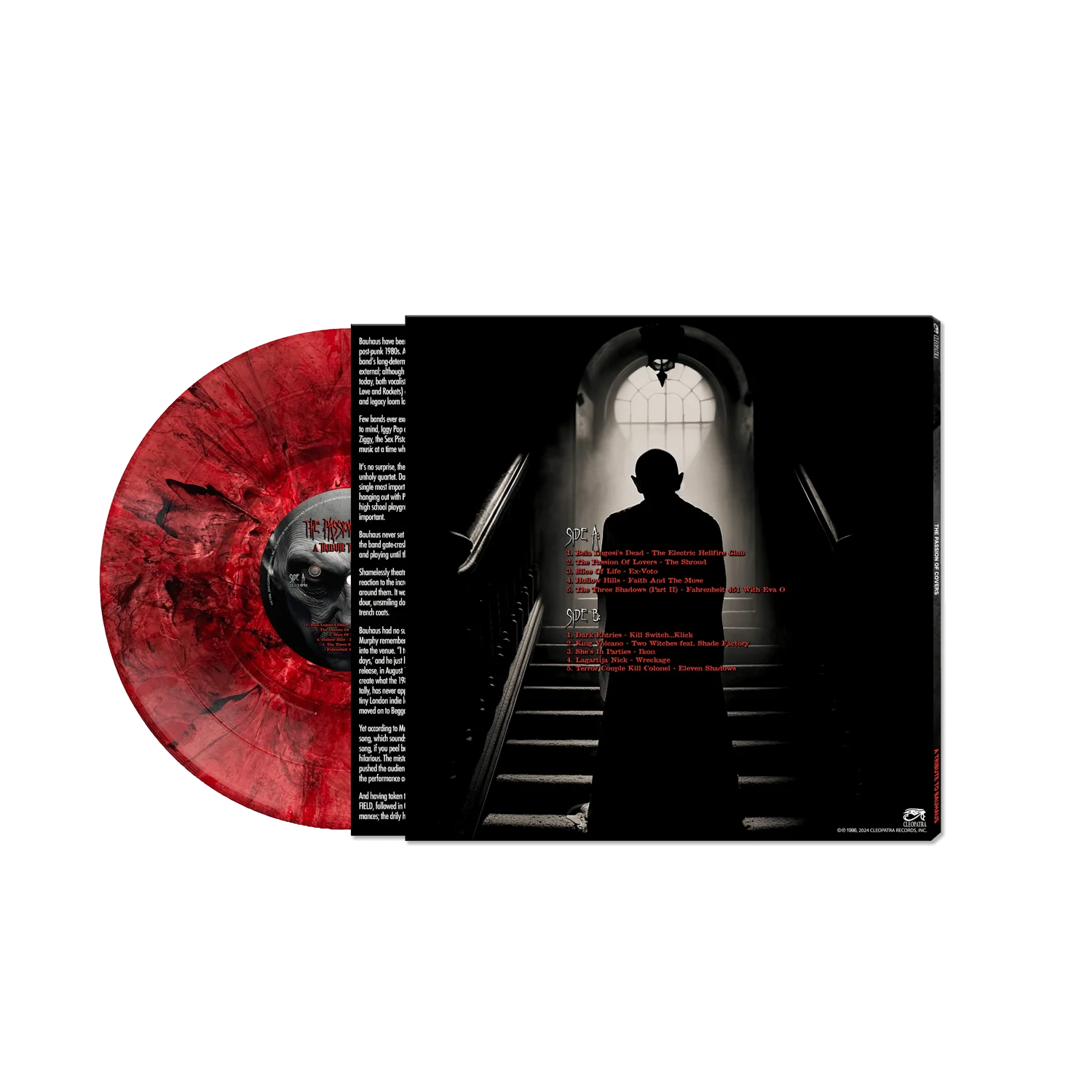 The Passion of Covers - Tribute To Bauhaus (Red Marble Vinyl) - Image 2