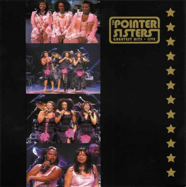 The Pointer Sisters - Greatest Hits Live (CD) includes button/pin Out of Print - Image 2