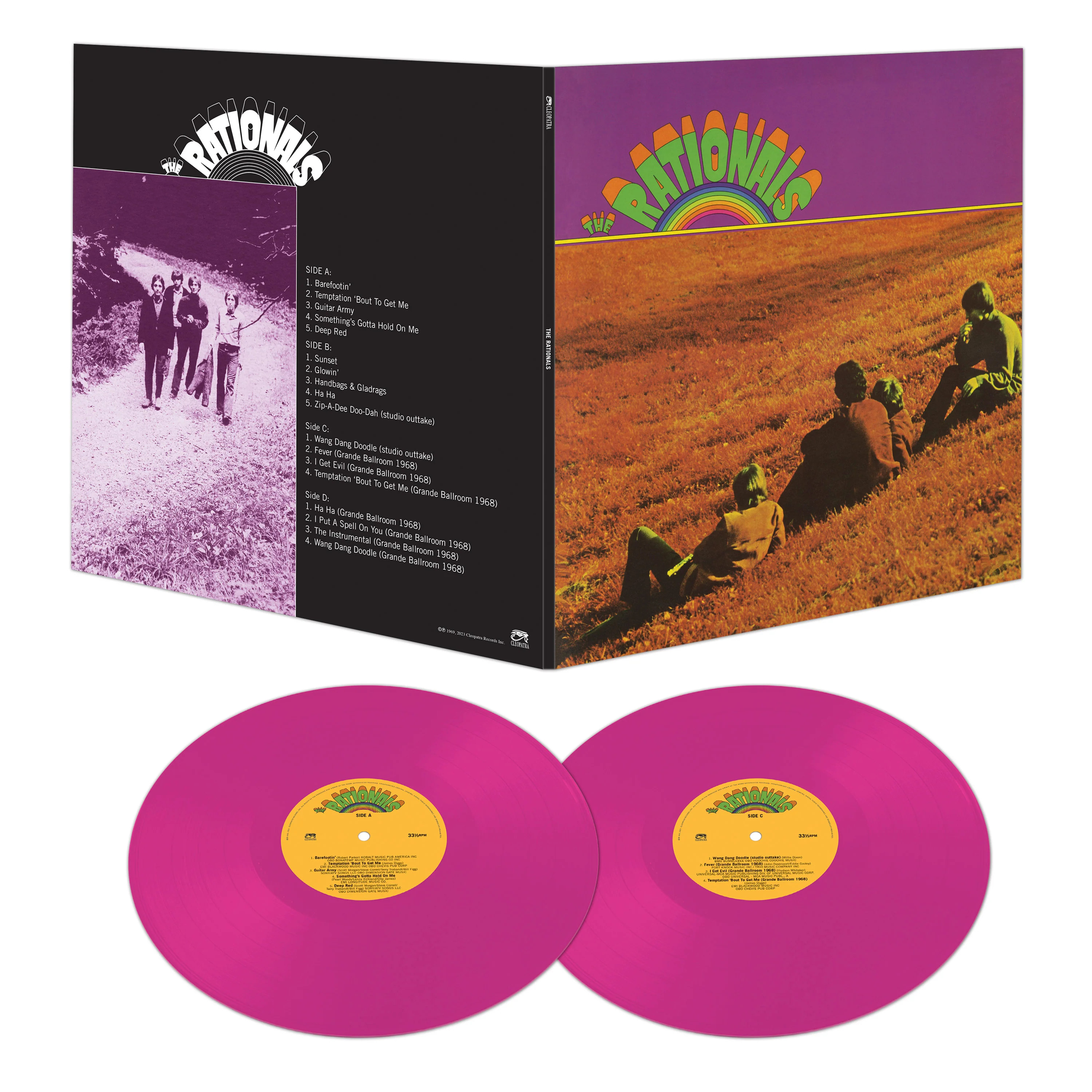 The Rationals - The Rationals (Magenta Haze Double Vinyl) - Image 2