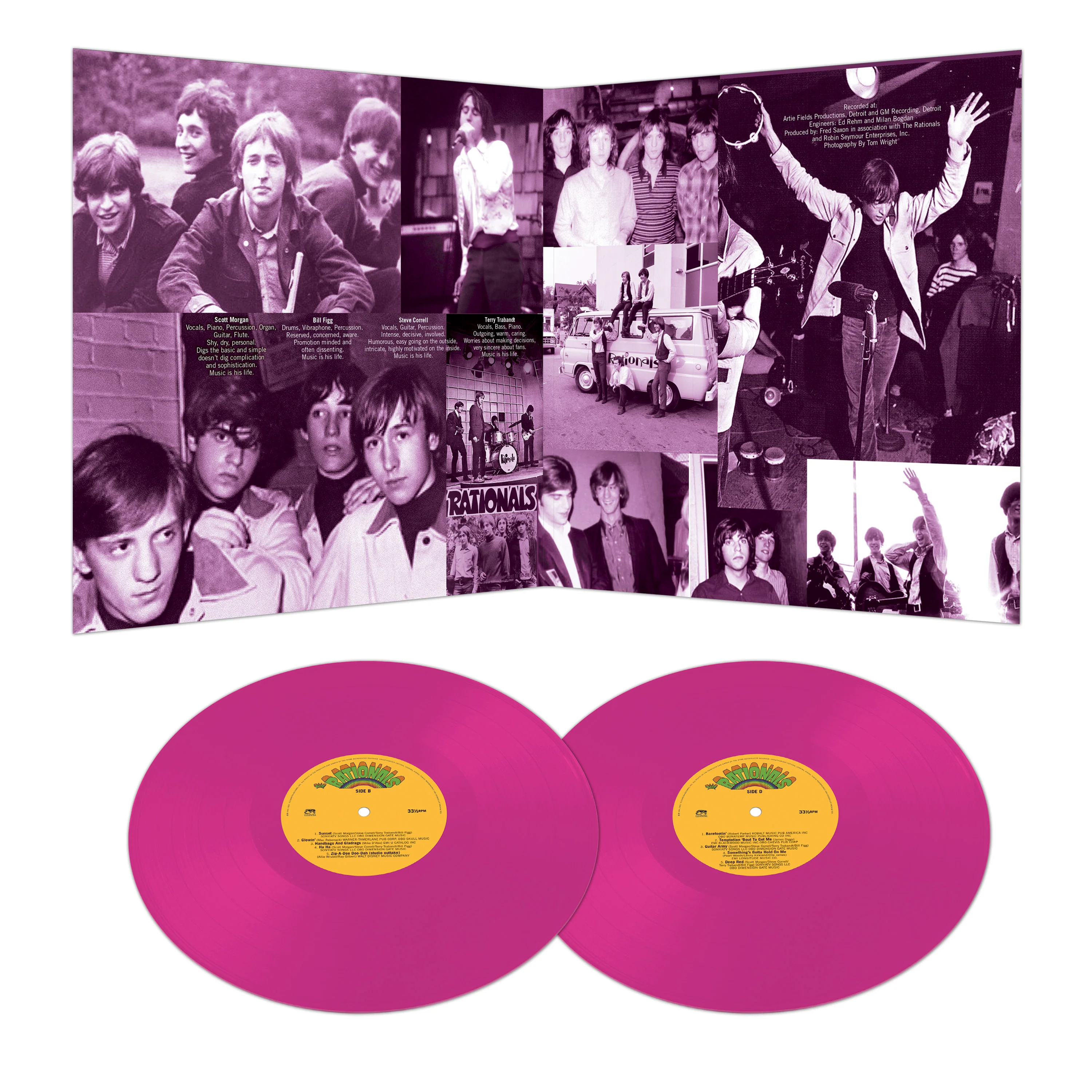 The Rationals - The Rationals (Magenta Haze Double Vinyl) - Image 3