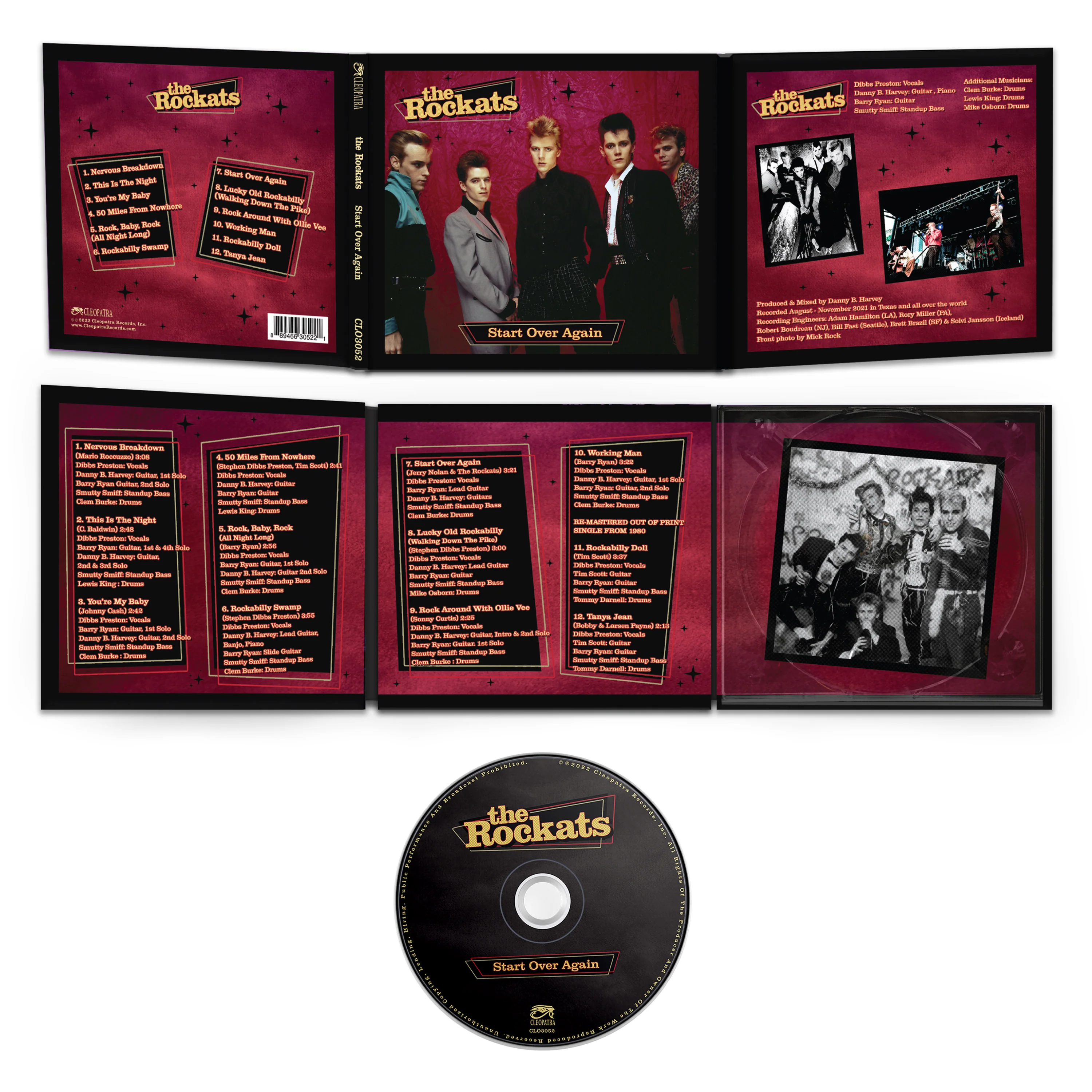 The Rockats - Start Over Again (CD Digipak) - Image 3