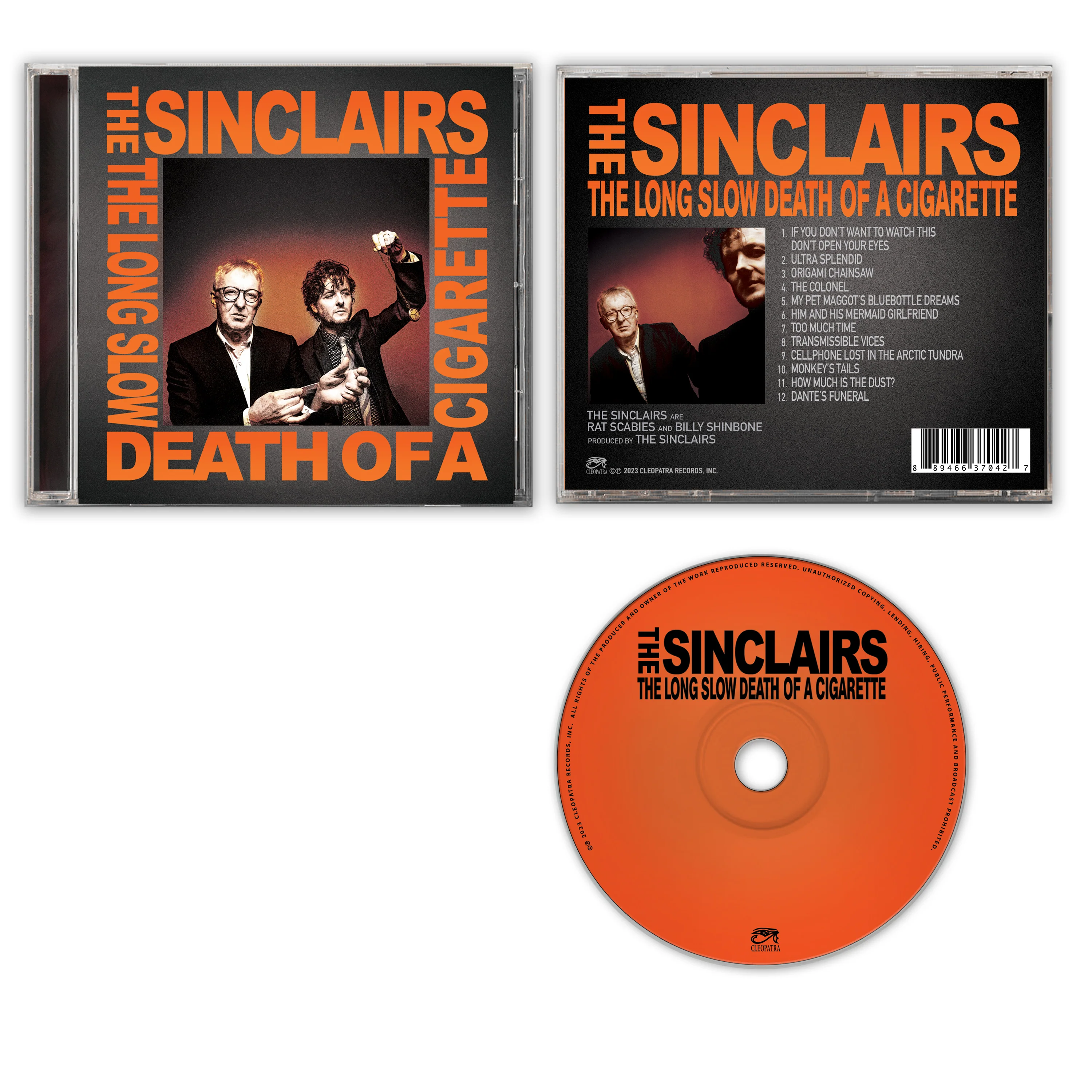 The Sinclairs - The Long Slow Death Of A Cigarette (CD) - Image 2