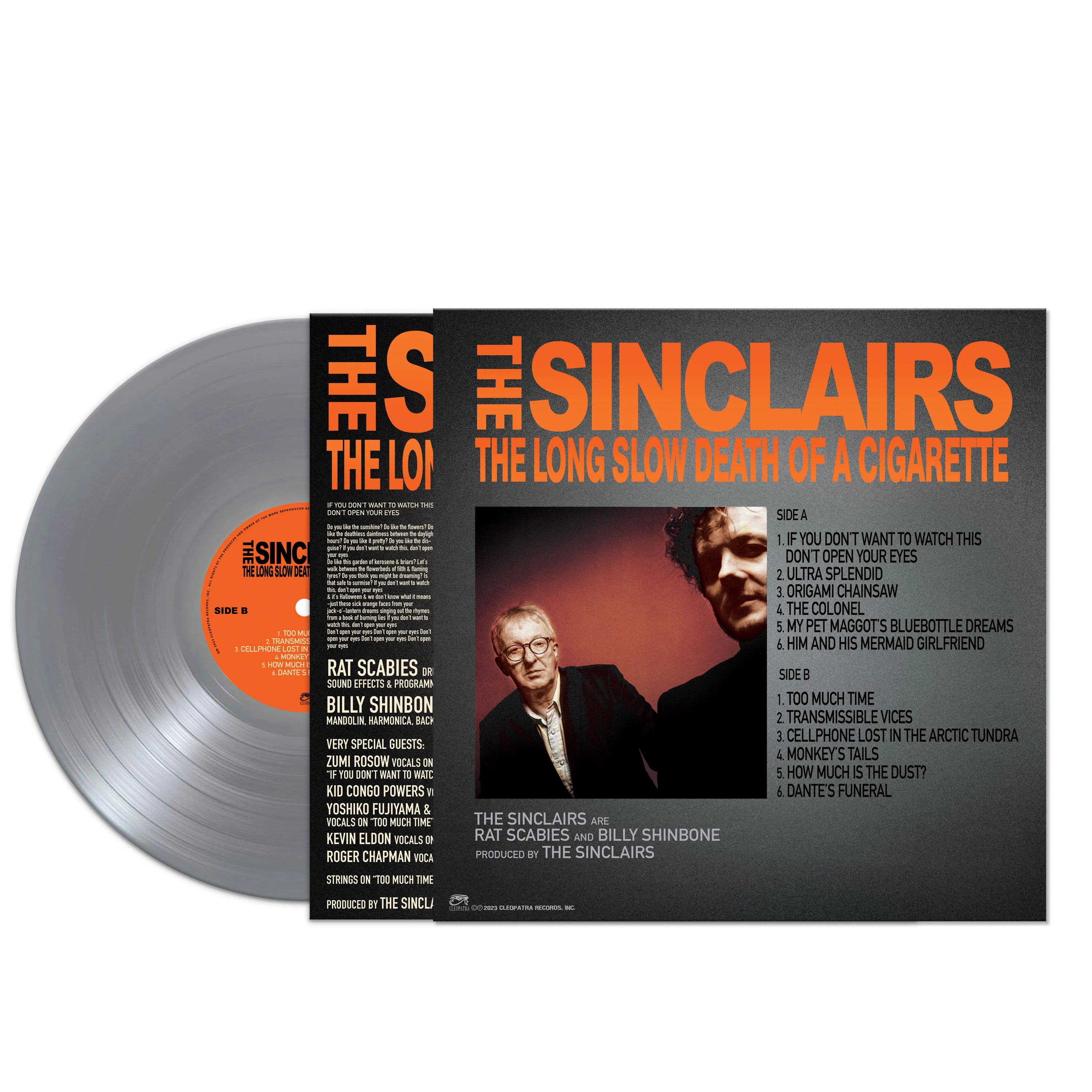 The Sinclairs - The Long Slow Death Of A Cigarette (Silver Vinyl) - Image 2