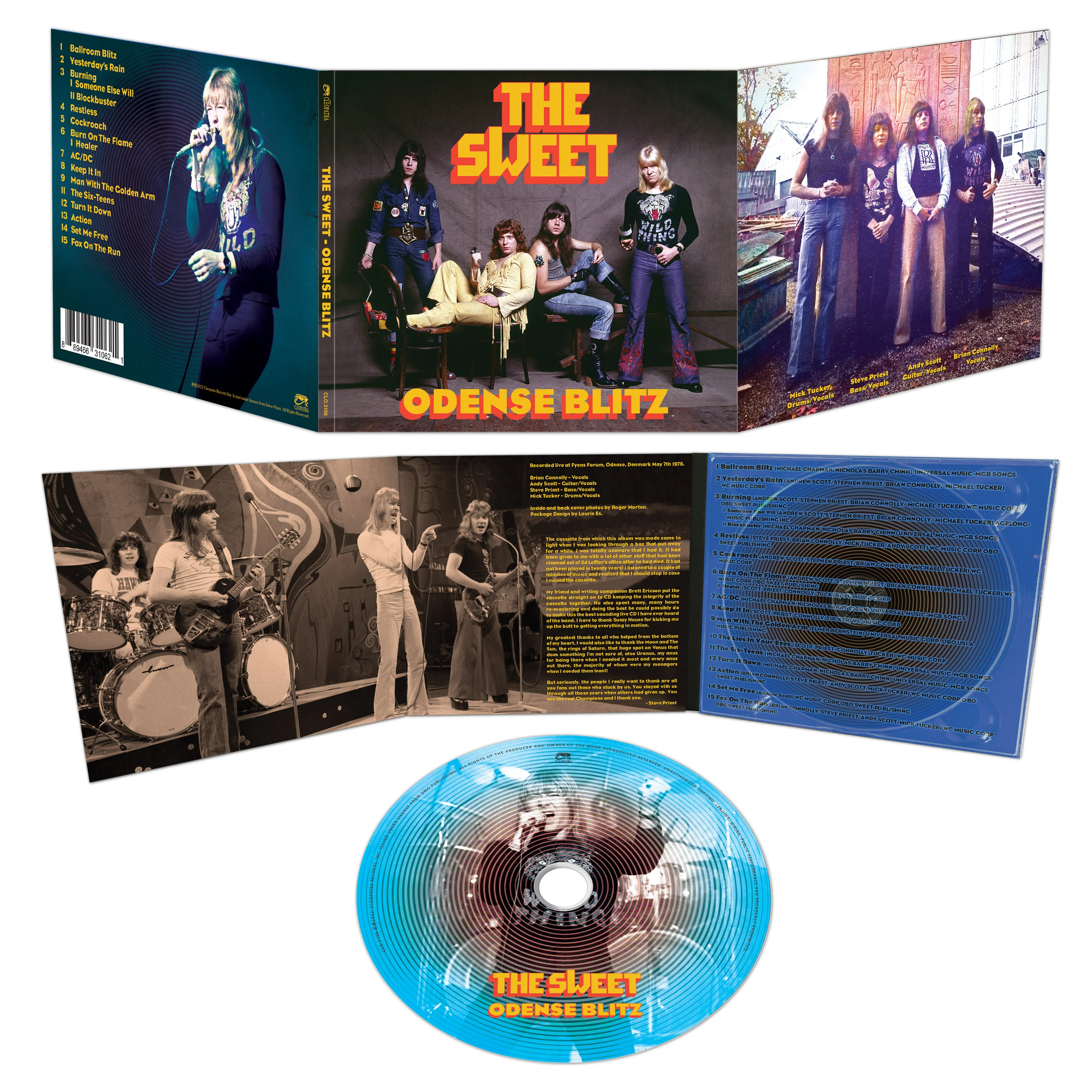 The Sweet - Odense Blitz (CD Digipak) - Image 2