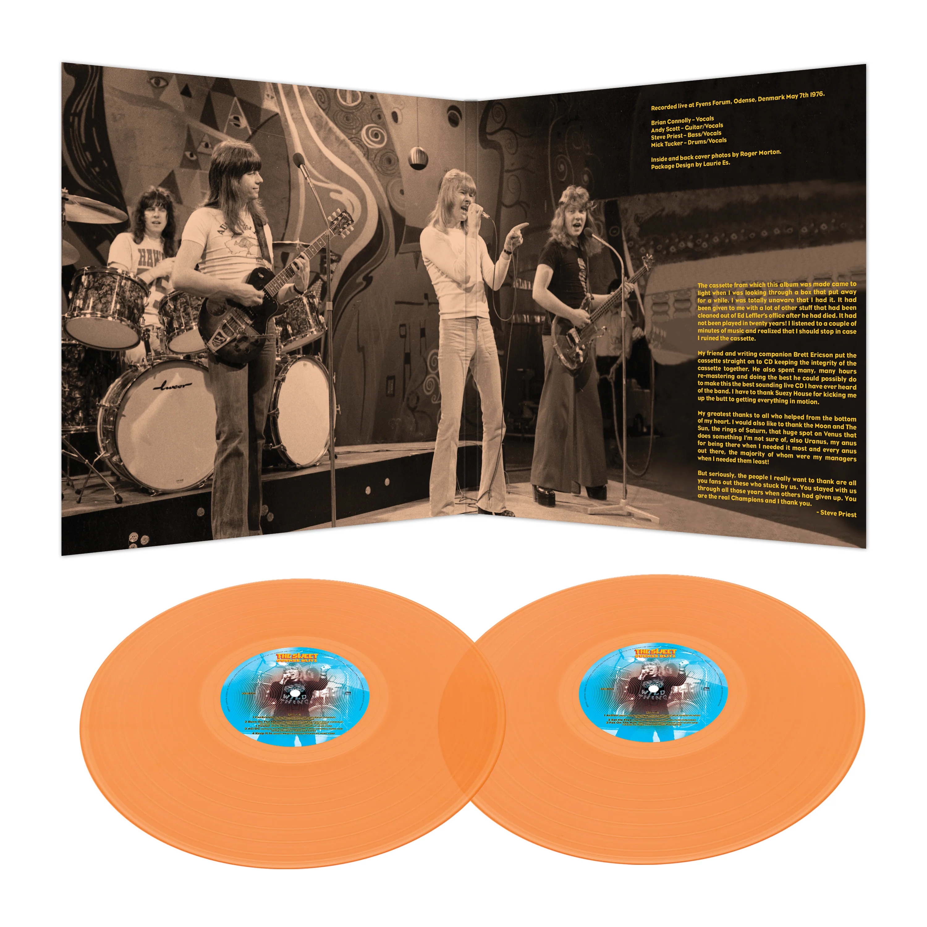 The Sweet - Odense Blitz (Orange Double Vinyl) - Image 3