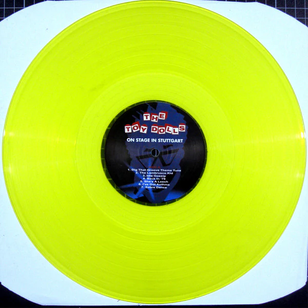 The Toy Dolls - On Stage In Stuttgart (Double Yellow Translucent Vinyl) - Image 3