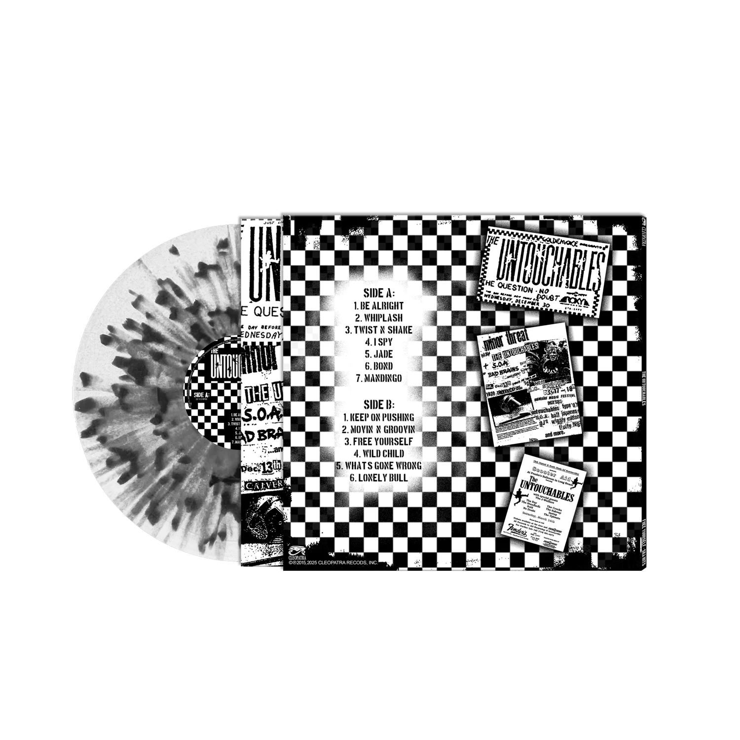 The Untouchables - Free Yourself - Ska Hits (Black/White Splatter Vinyl LP) - Image 2