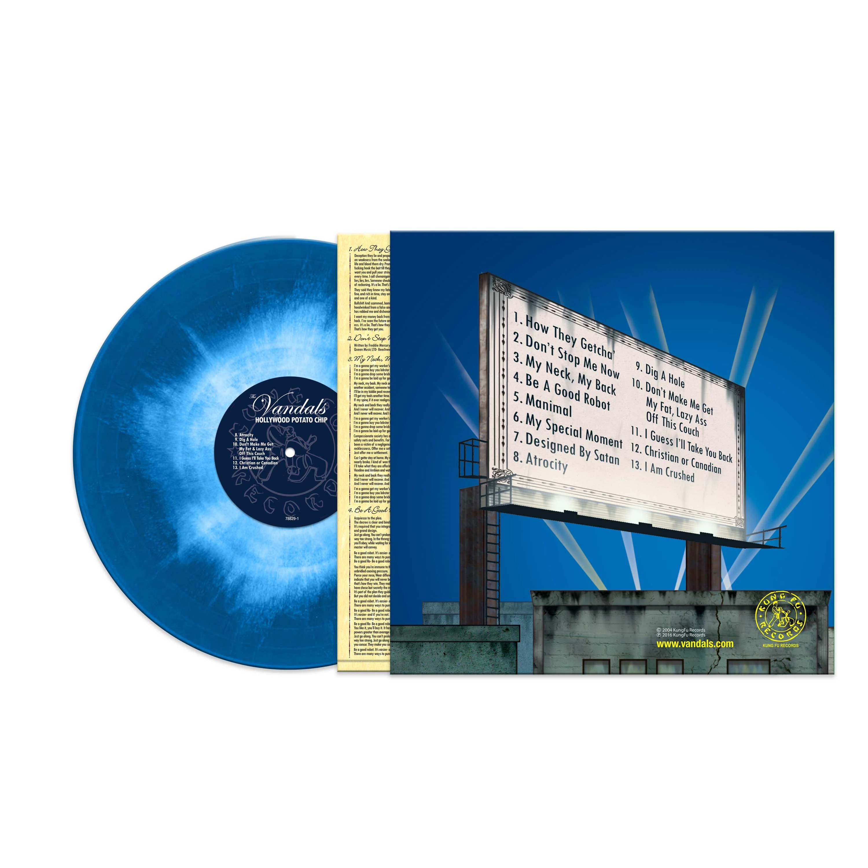 The Vandals - Hollywood Potato Chip (Limited Edition Blue-Haze Vinyl) - Image 2