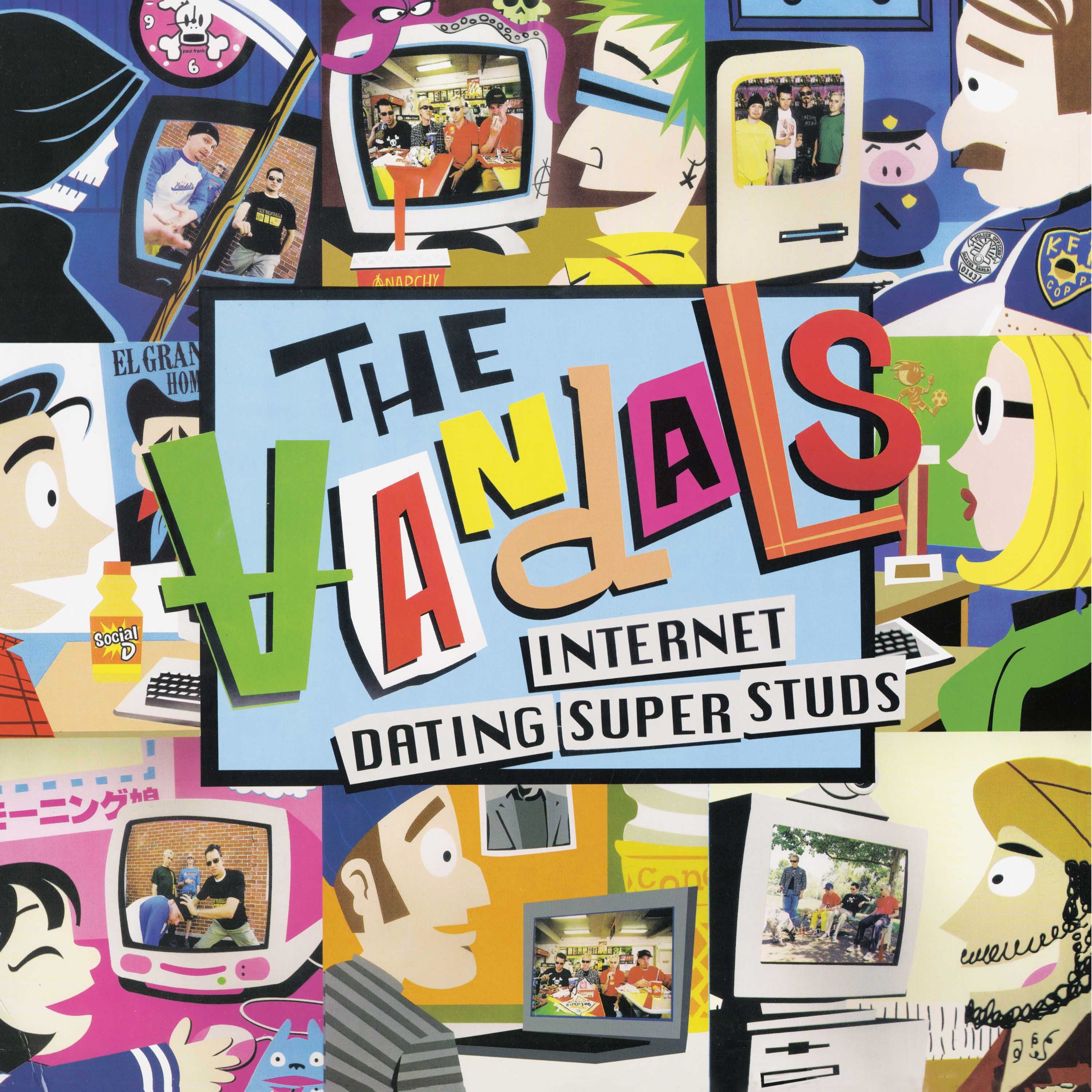The Vandals - Internet Dating Super Studs (Pink-Black Splatter Vinyl) - Image 3