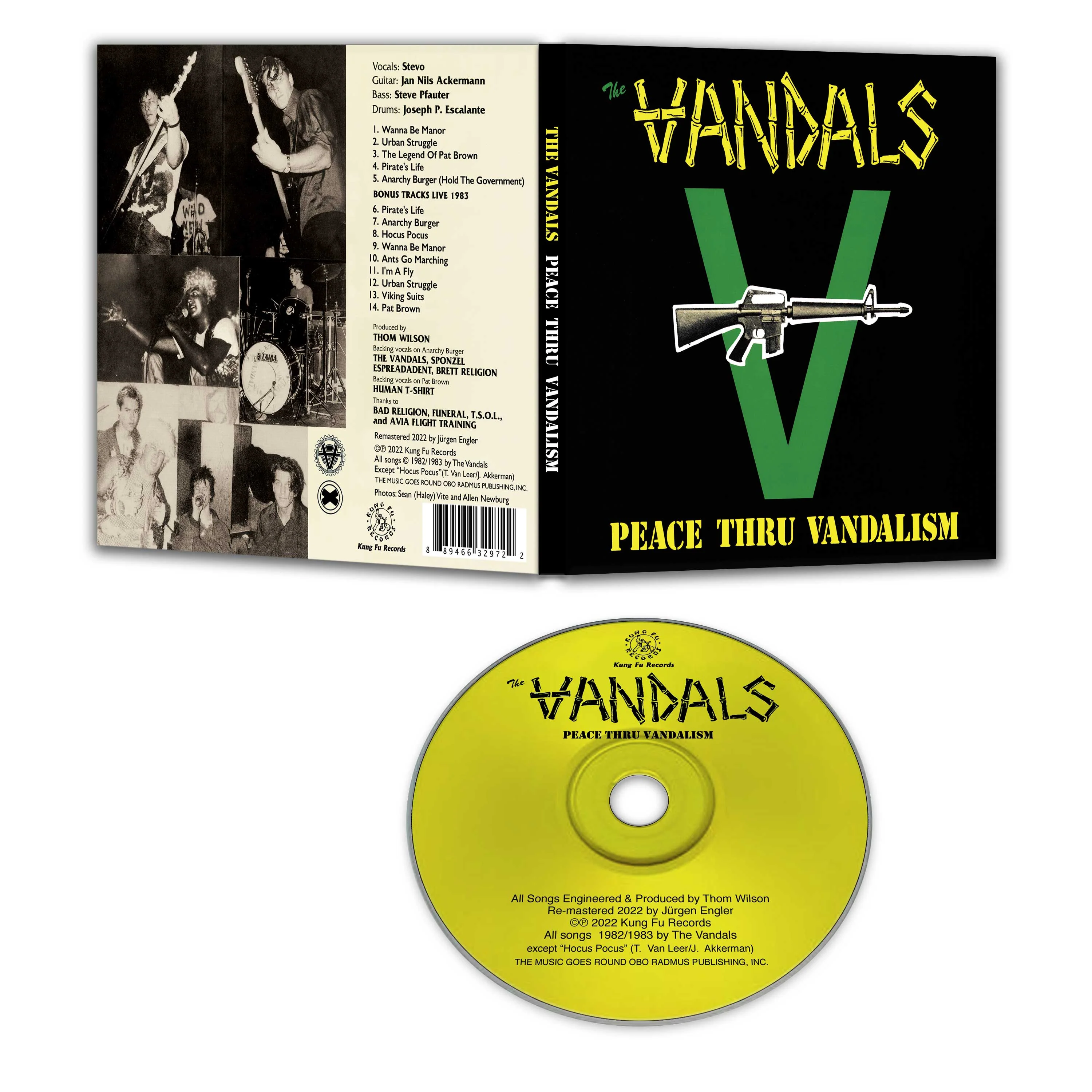 The Vandals - Peace Thru Vandalism (CD Digipak) - Image 2