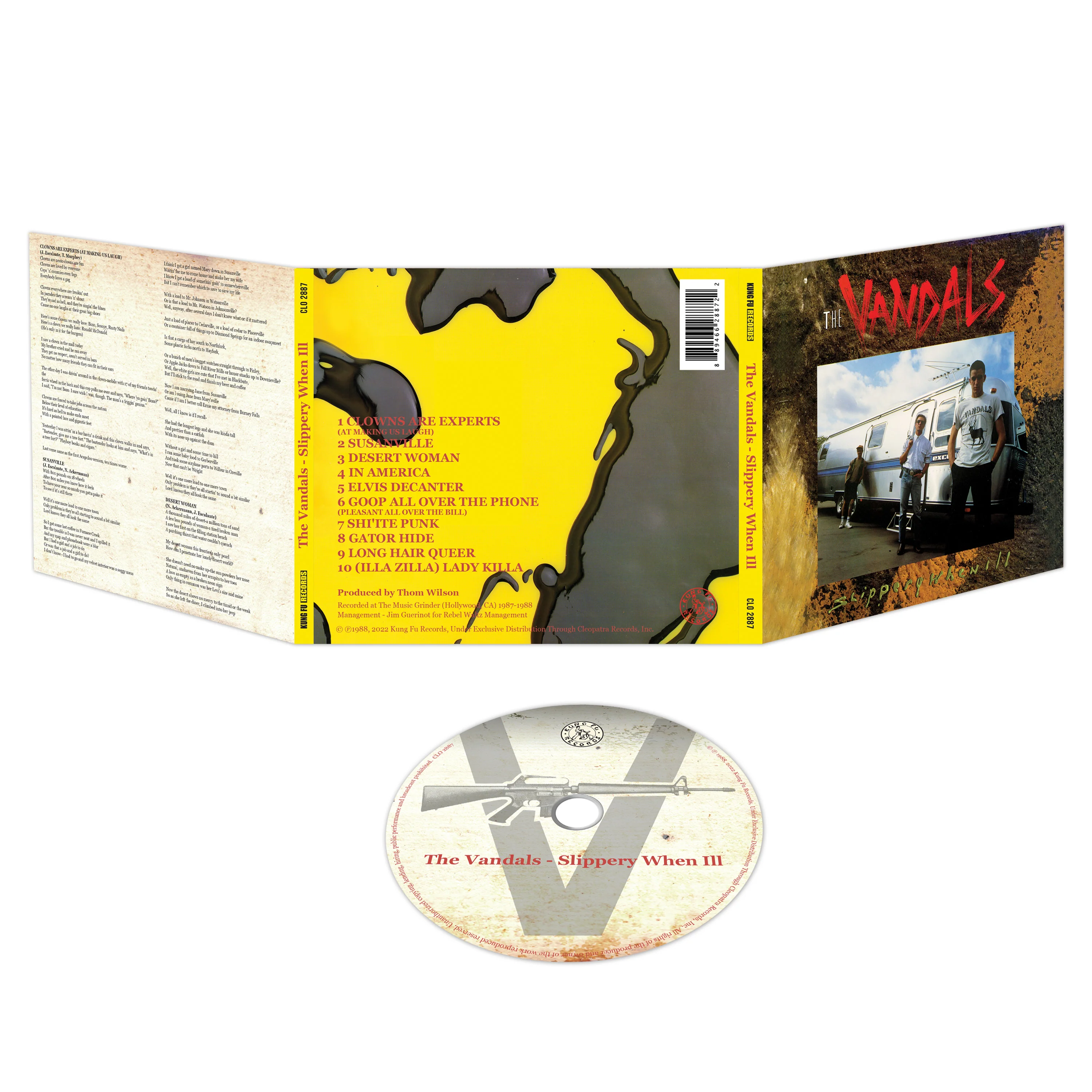 The Vandals - Slippery When Ill (CD Digipak) - Image 2