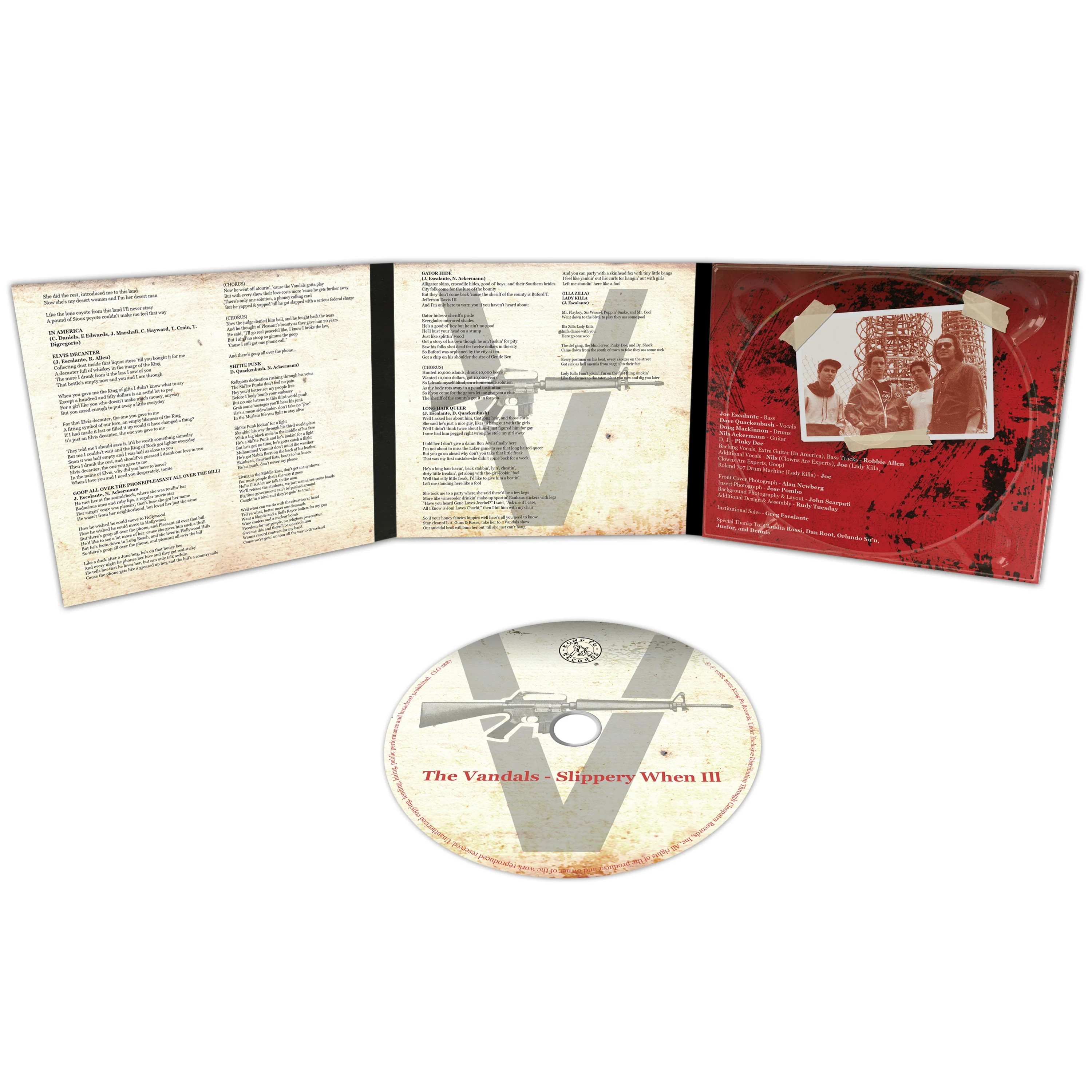 The Vandals - Slippery When Ill (CD Digipak) - Image 3