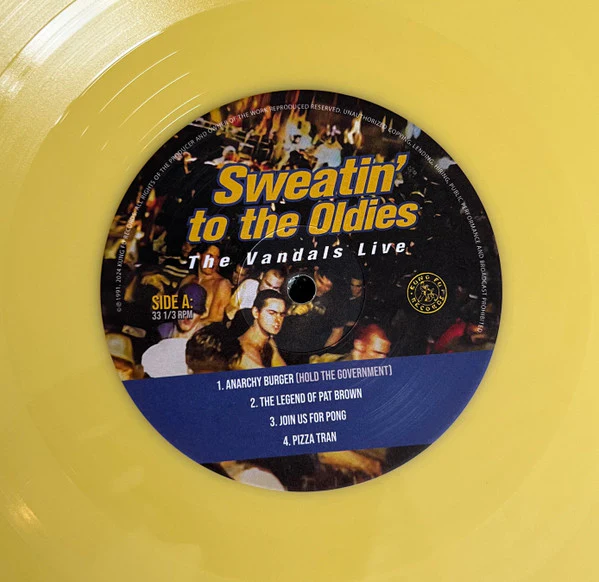 The Vandals - Sweatin' To The Oldies (Blue/Yellow Double Vinyl) - Image 4