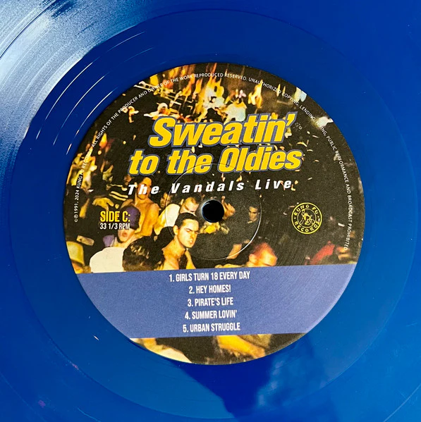 The Vandals - Sweatin' To The Oldies (Blue/Yellow Double Vinyl) - Image 6