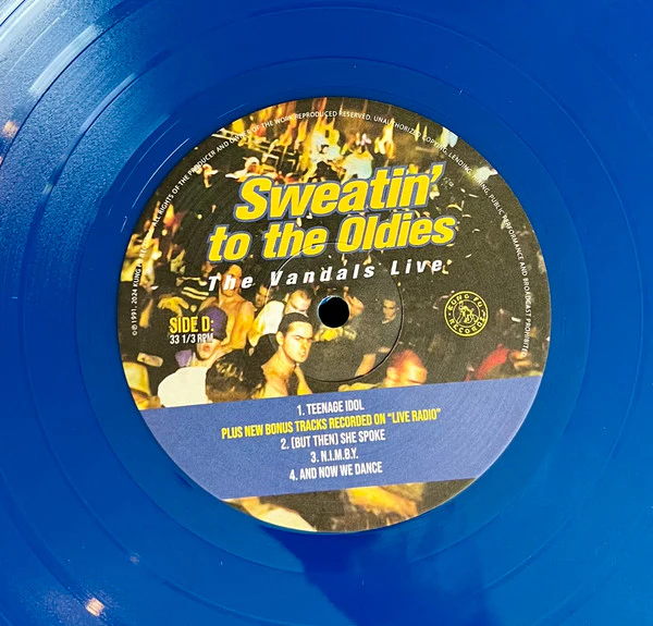 The Vandals - Sweatin' To The Oldies (Blue/Yellow Double Vinyl) - Image 7