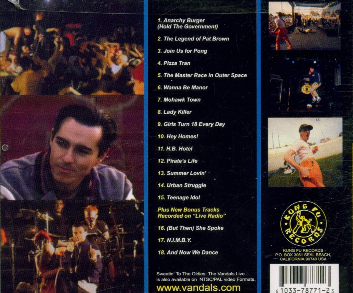 The Vandals - Sweatin' To The Oldies: The Vandals Live (CD) - Image 2