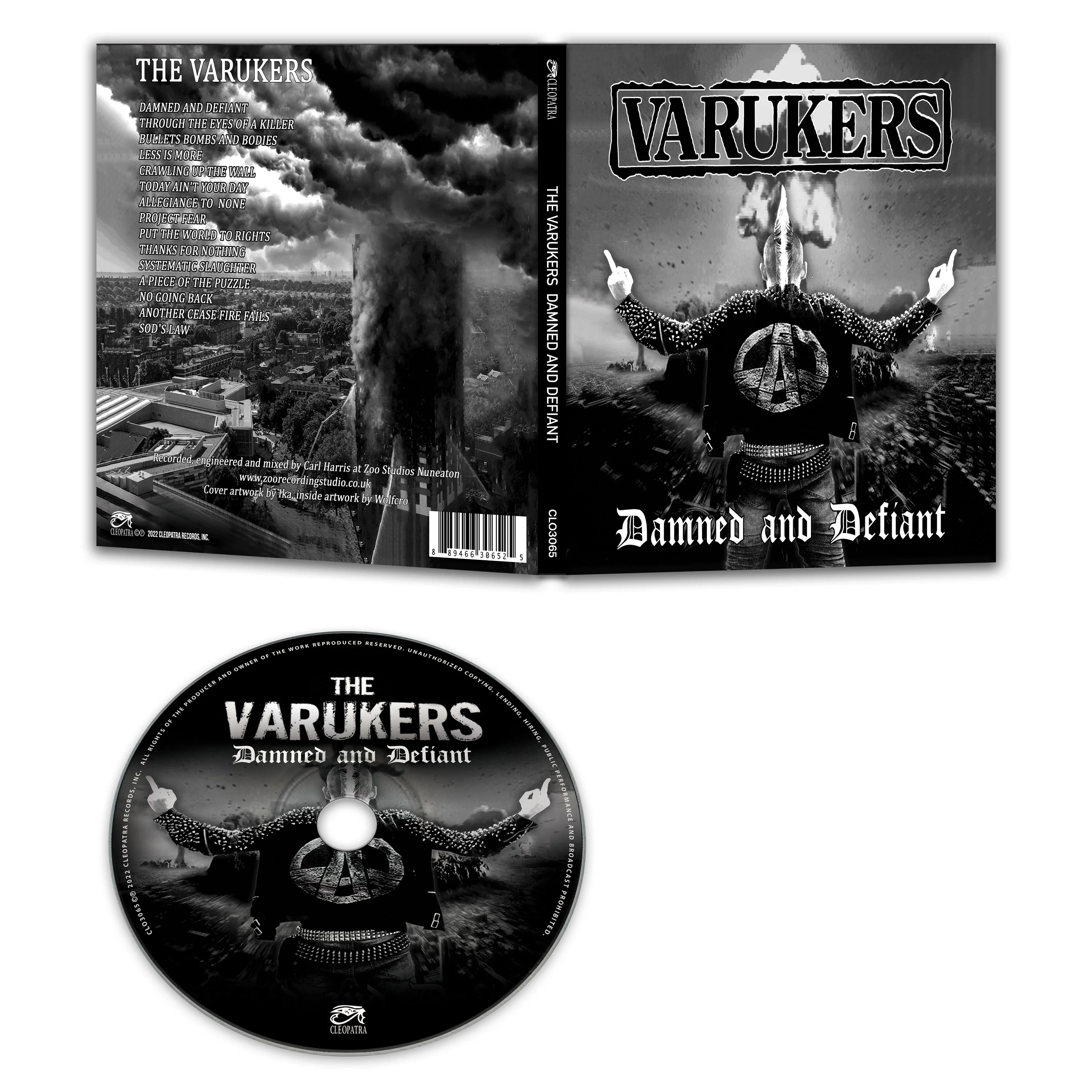 The Varukers - Damned and Defiant (CD Digipak) - Image 2