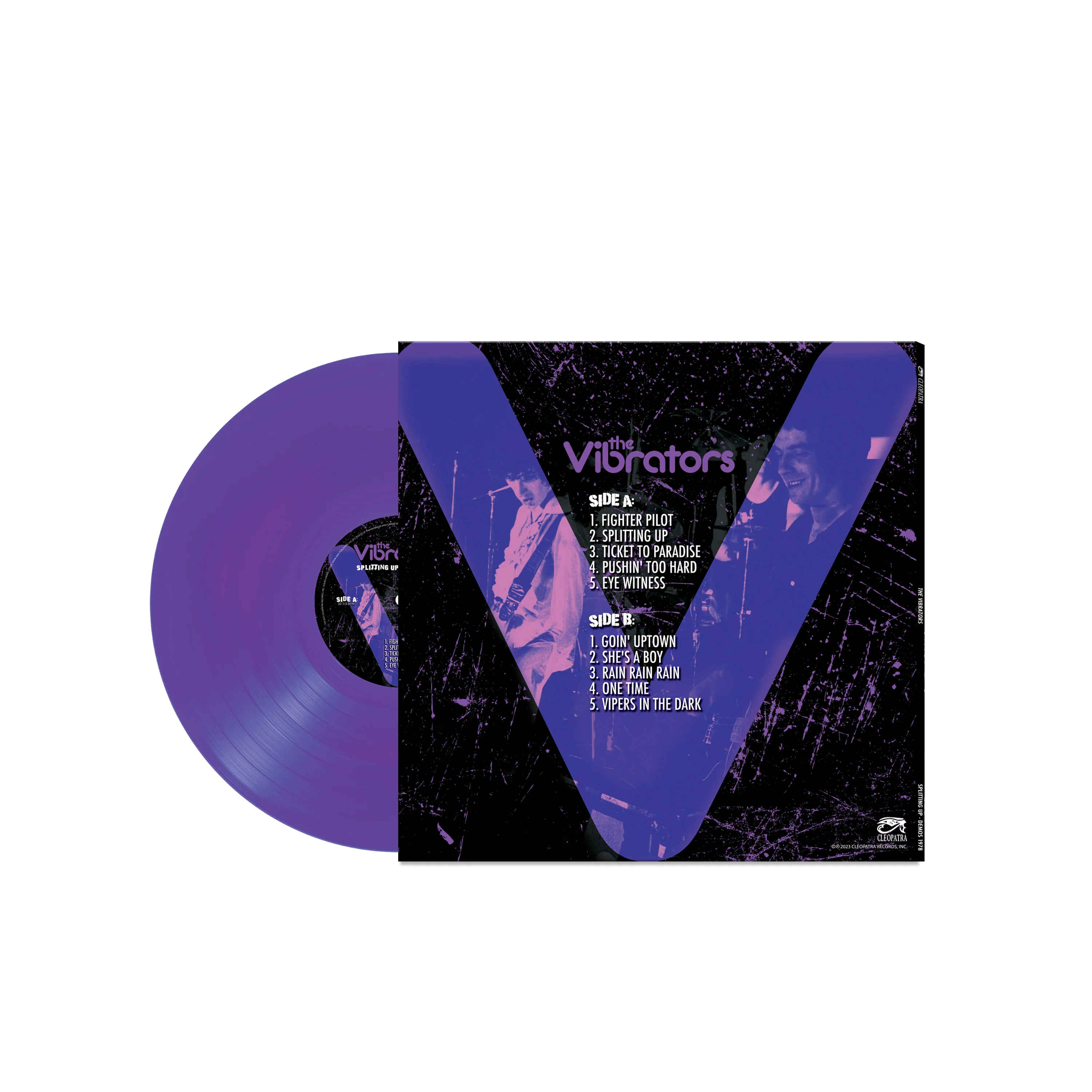 The Vibrators - Splitting Up - Demos 1978 (Purple Vinyl) - Image 2