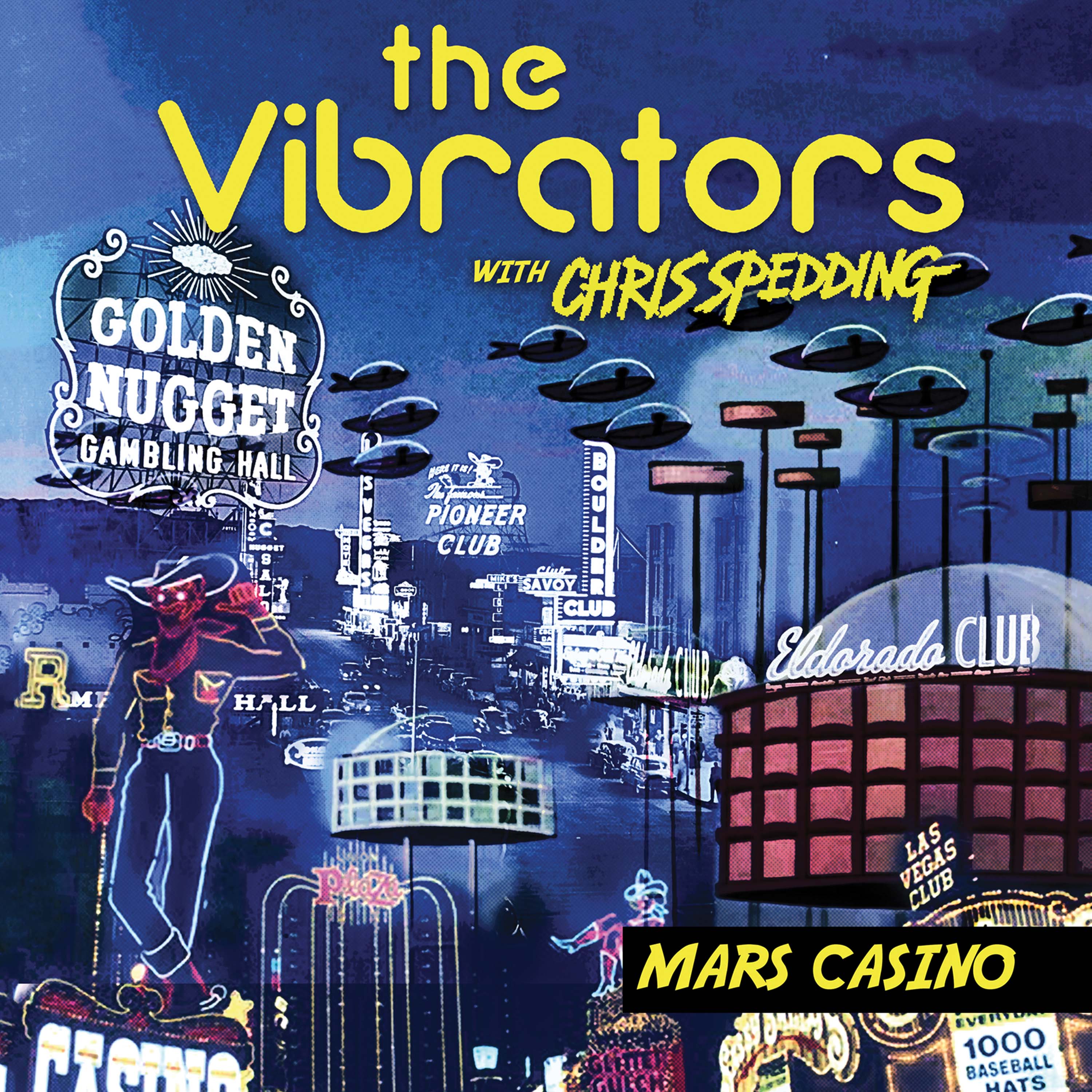 The Vibrators with Chris Spedding - Mars Casino (Purple-Blue Haze Splatter Vinyl) - Image 3