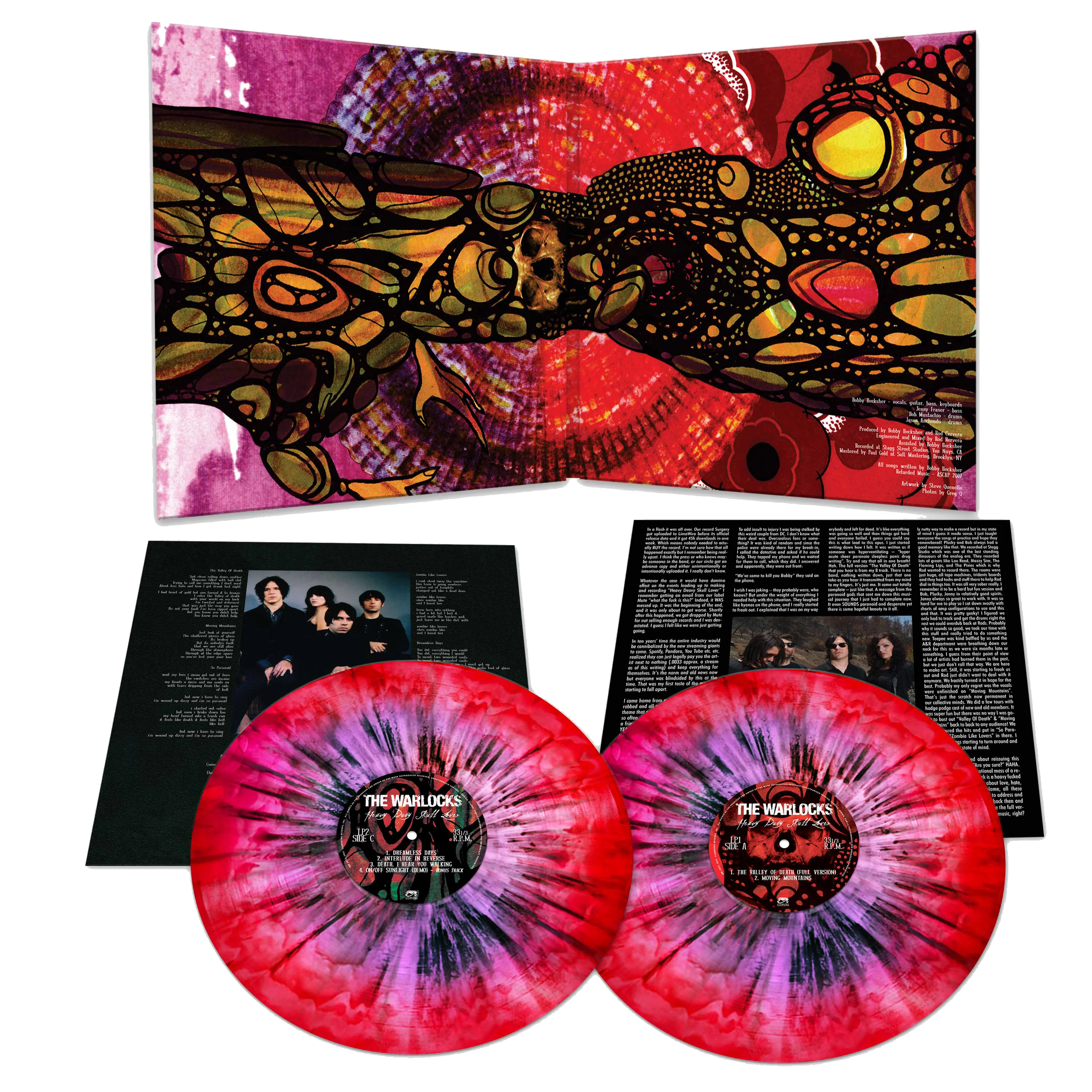 The Warlocks - Heavy Deavy Skull Lover (Haze Double Vinyl) - Image 3