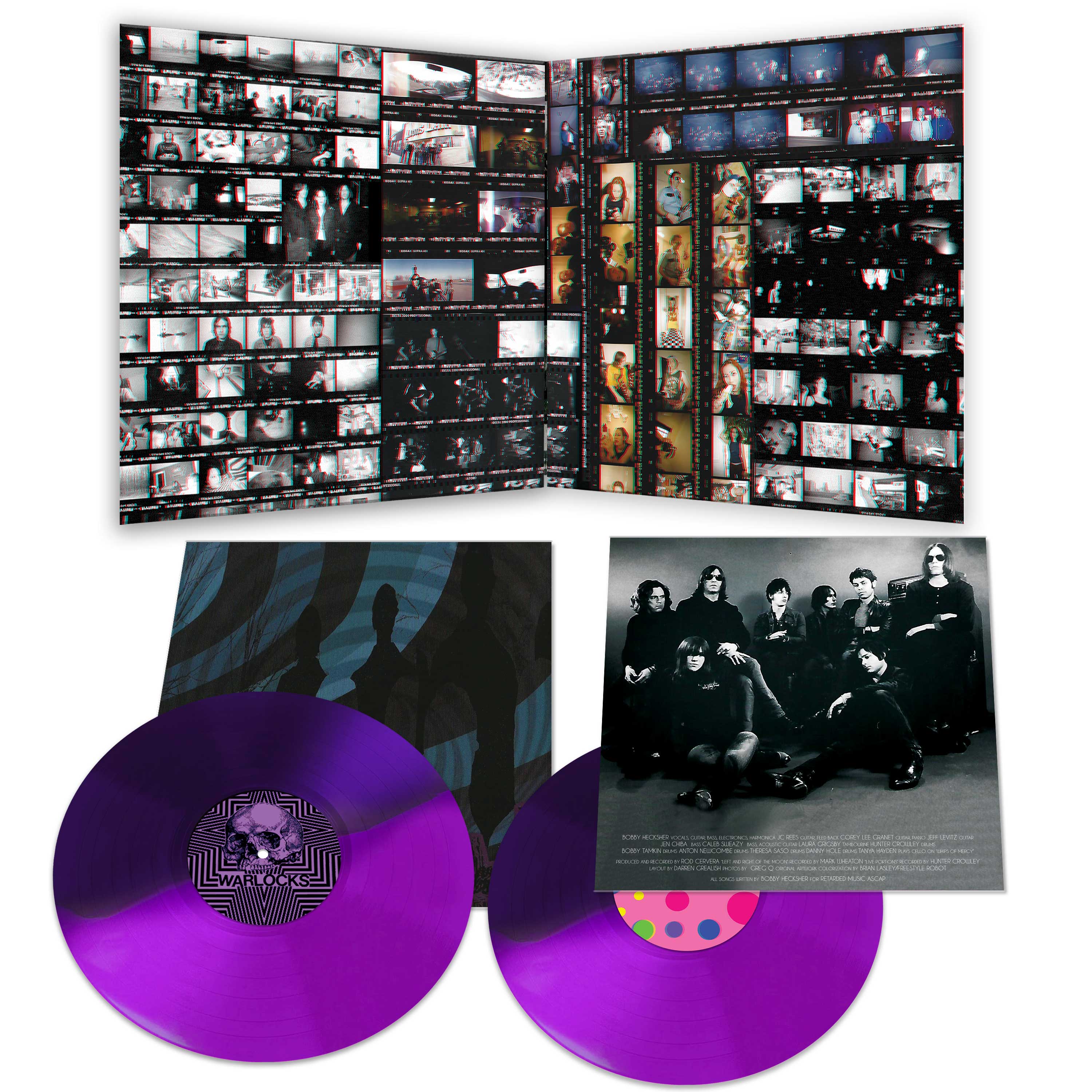 The Warlocks - Rise & Fall (Purple-Violet Double Vinyl) - Image 3