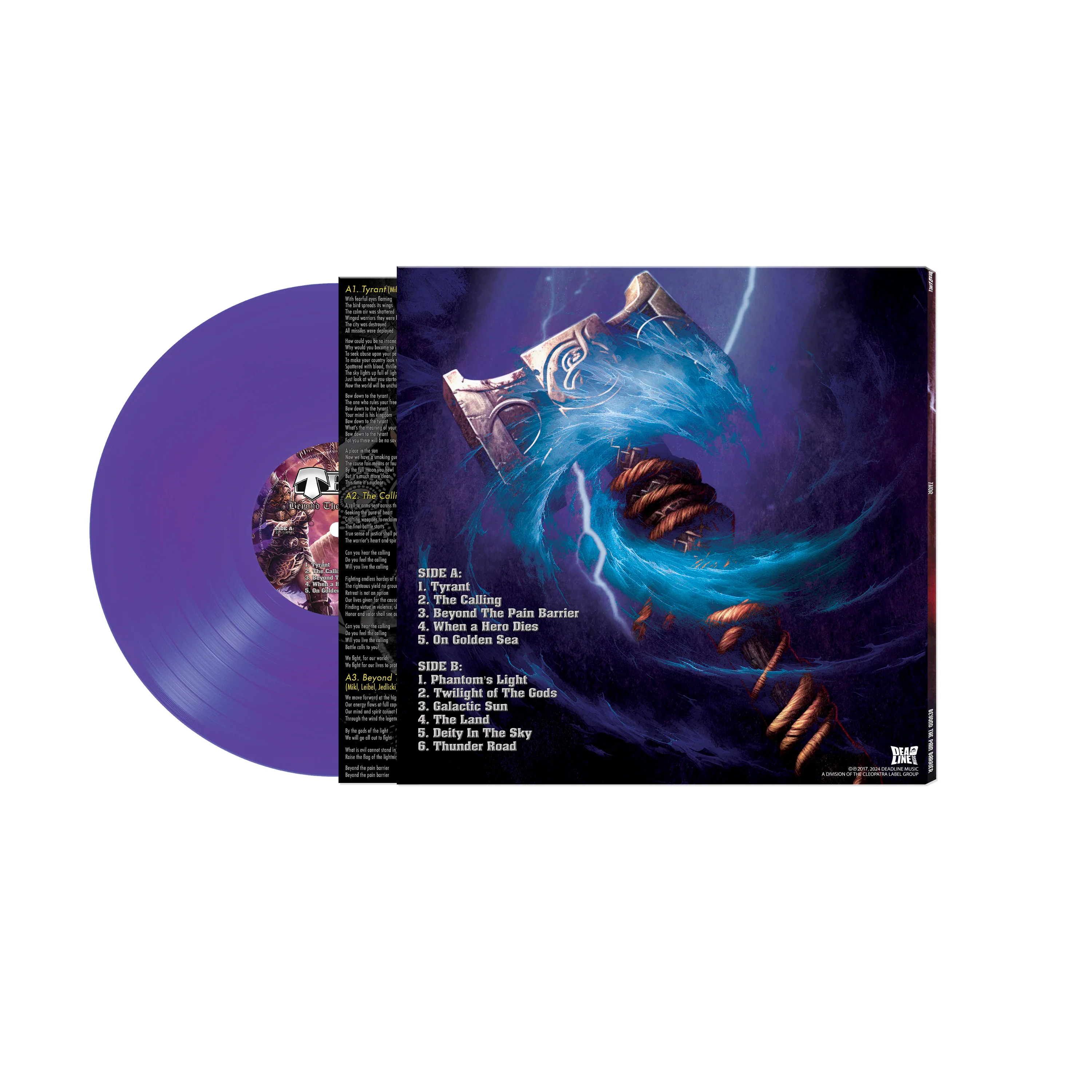 Thor - Beyond The Pain Barrier (Purple Vinyl) - Image 2
