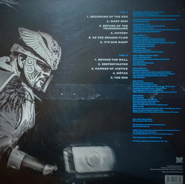 Thor - Hammer of Justice (Limited Edition Blue Vinyl) - Image 3