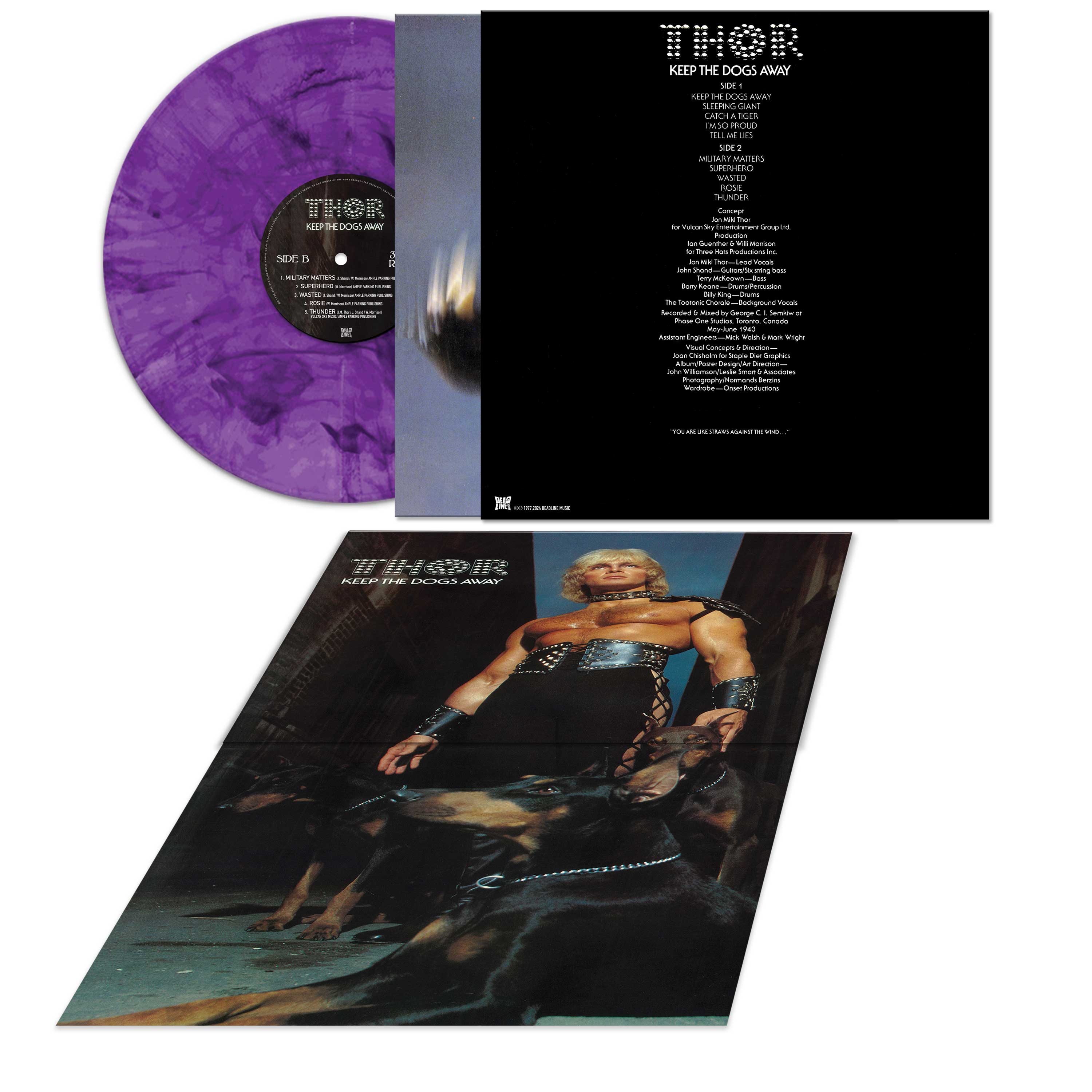 Thor - Keep The Dogs Away (Purple-Black Haze Vinyl + Poster) - Image 2